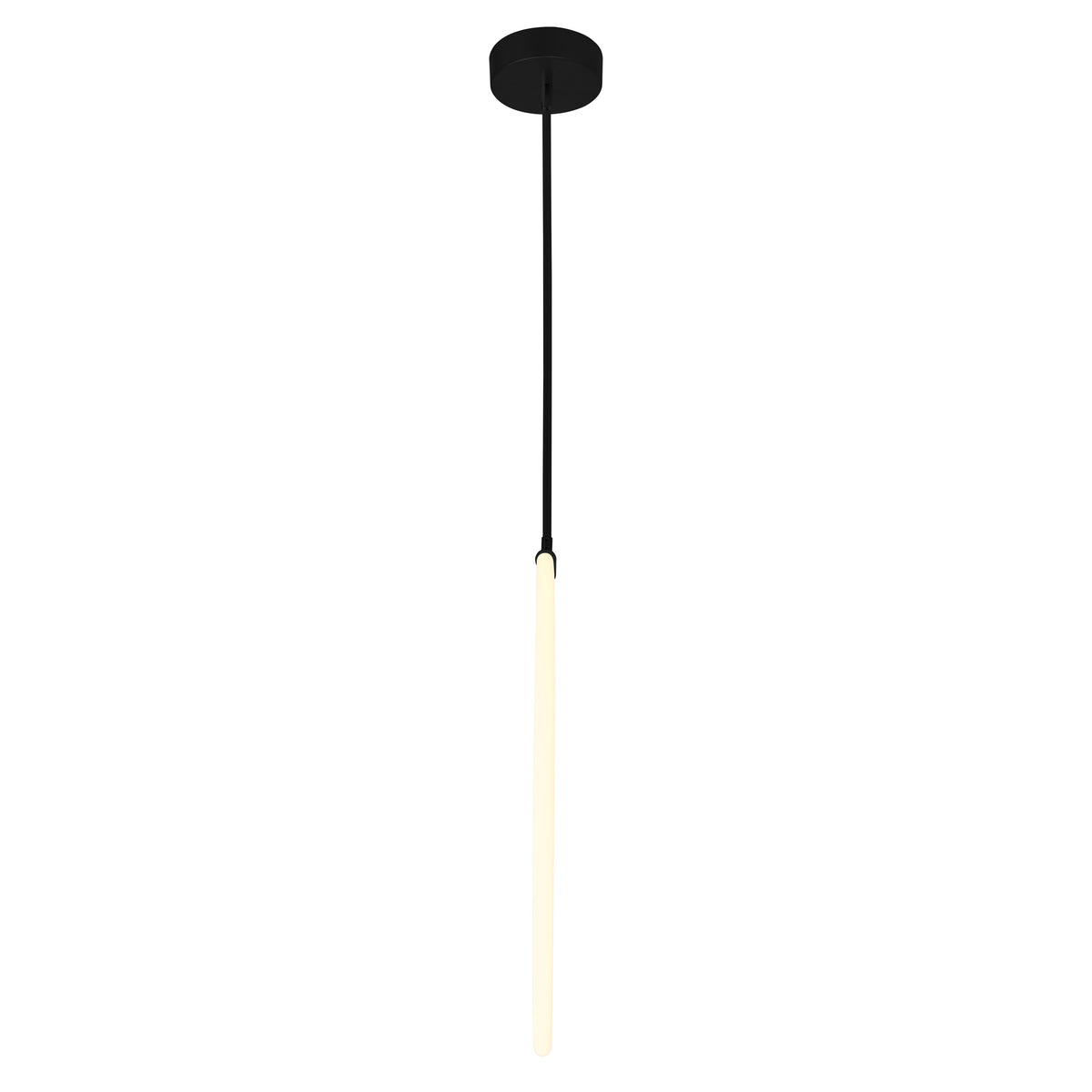 Hoops Chandeliers 24in Black LED