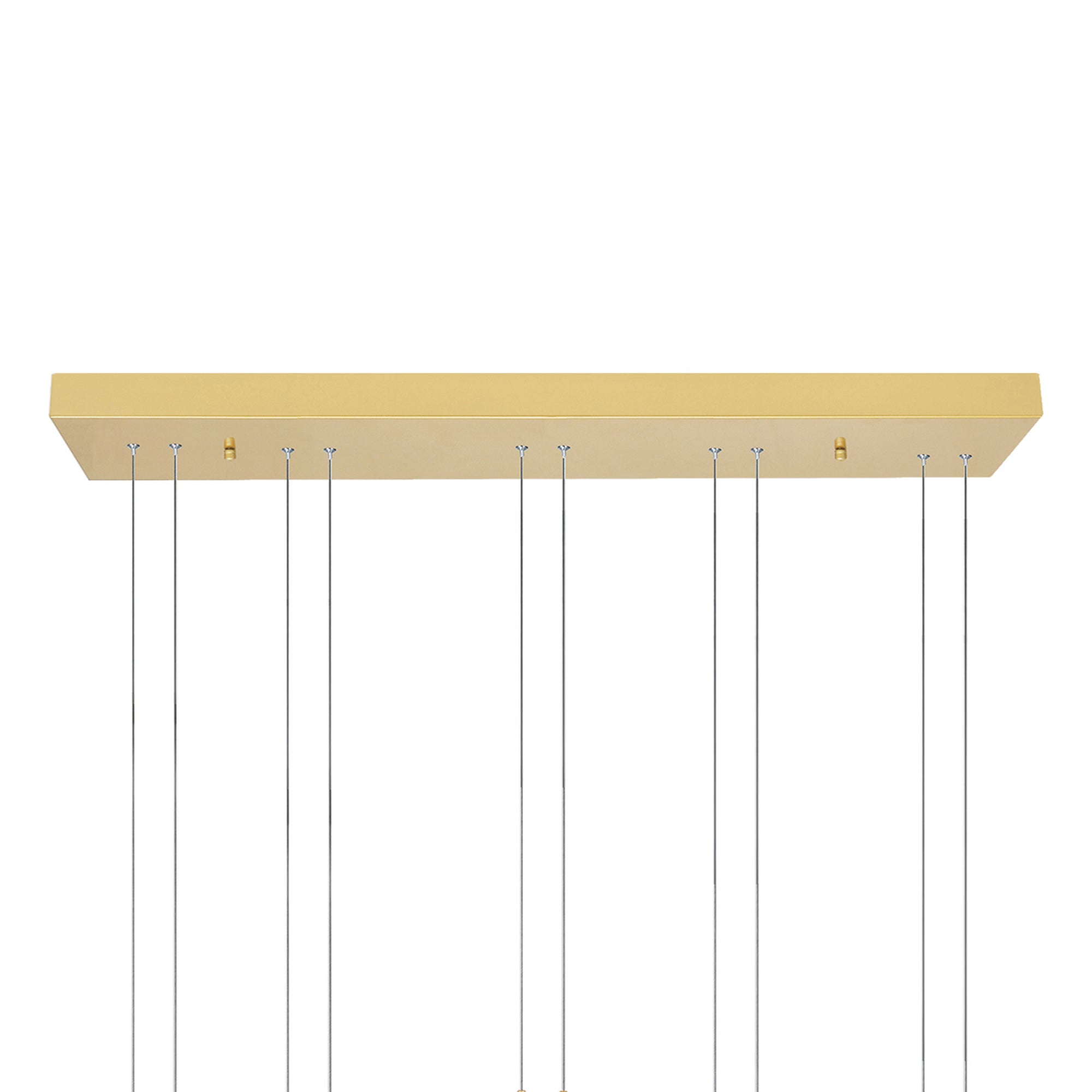Hoops Chandeliers Satin Gold 5 Lights