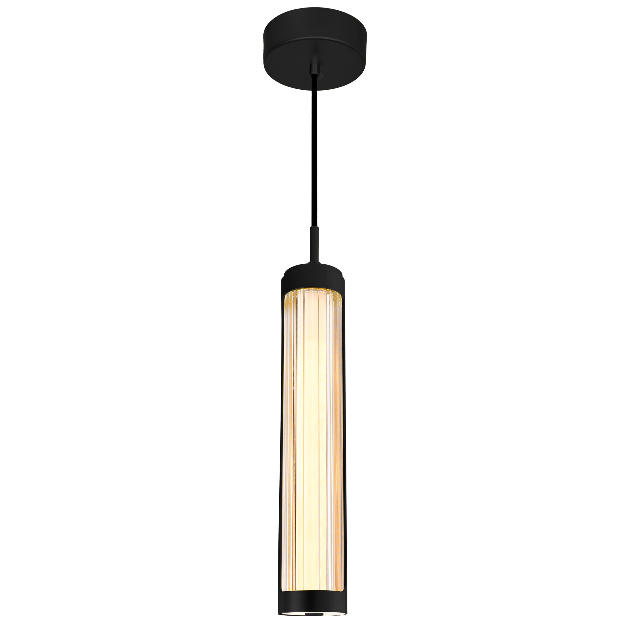 Neva 3in Black Pendant Integrated LED