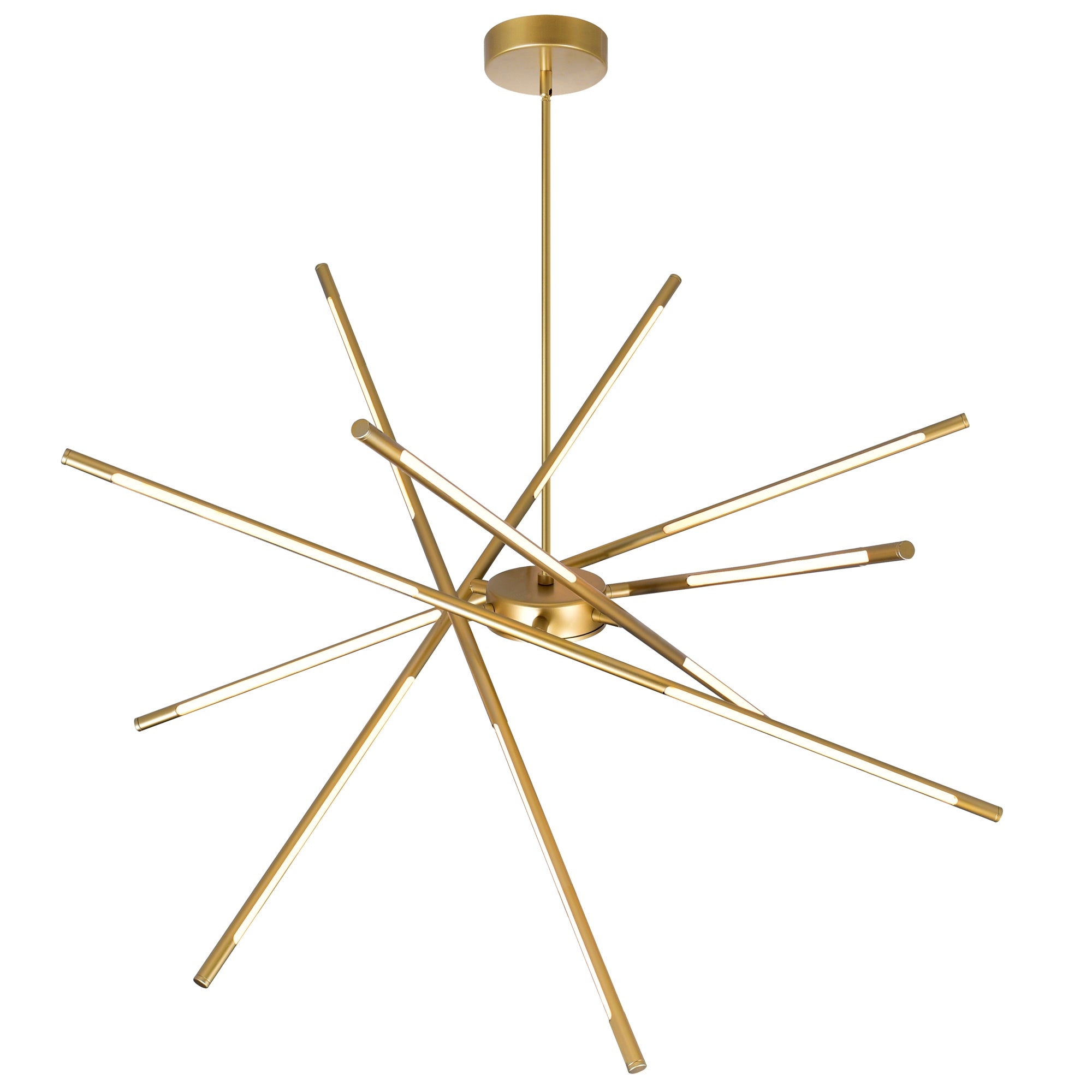 Oskil Chandeliers Satin Gold 43in LED