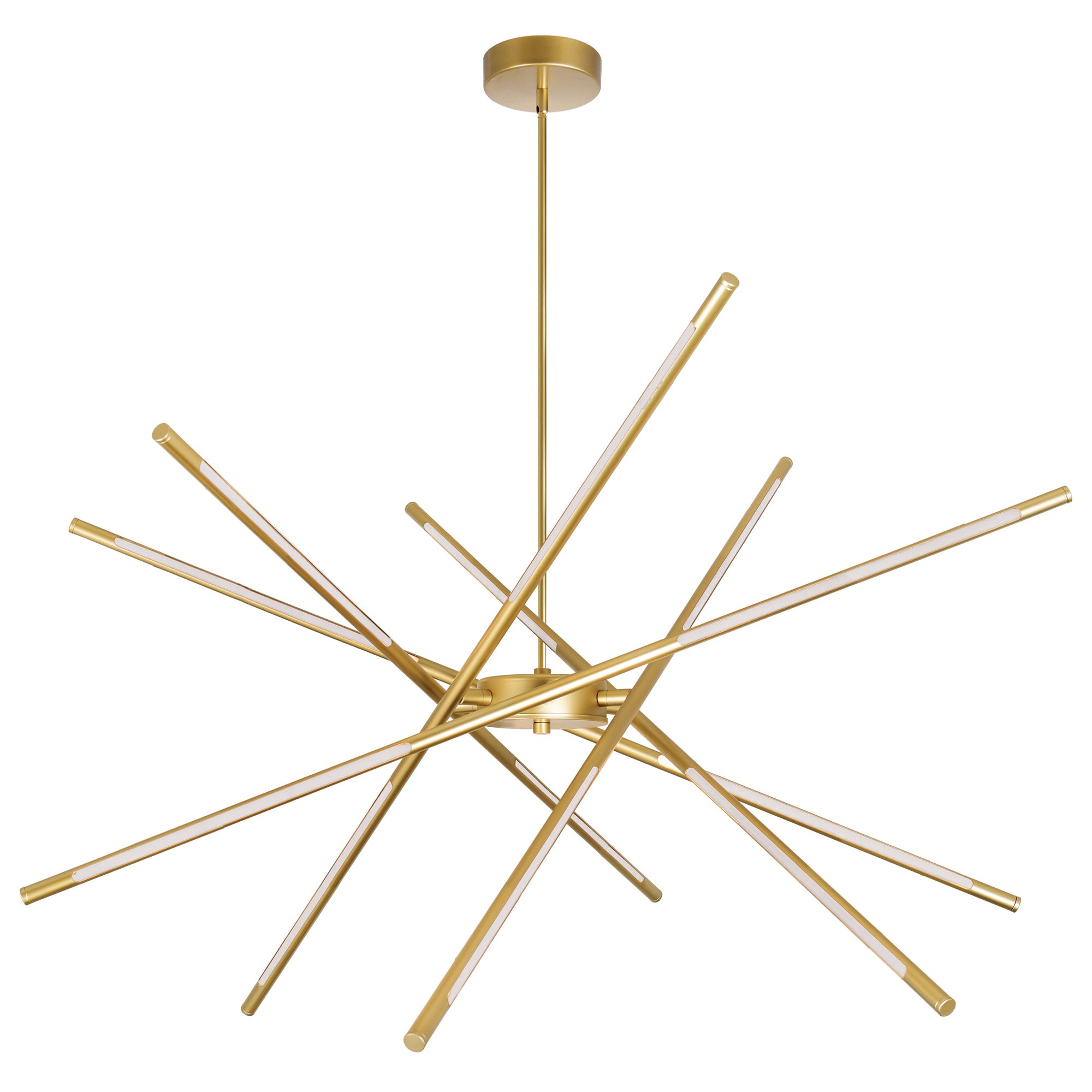 Oskil Chandeliers Satin Gold 43in LED