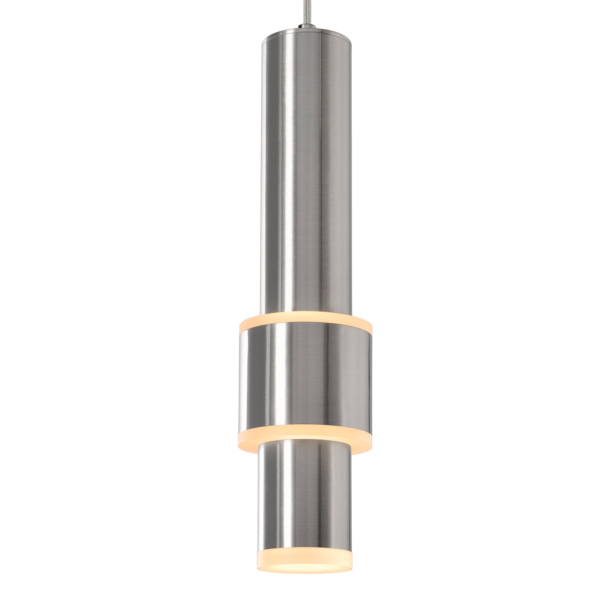 Lena Pendants Satin Nickel 5 Inch LED