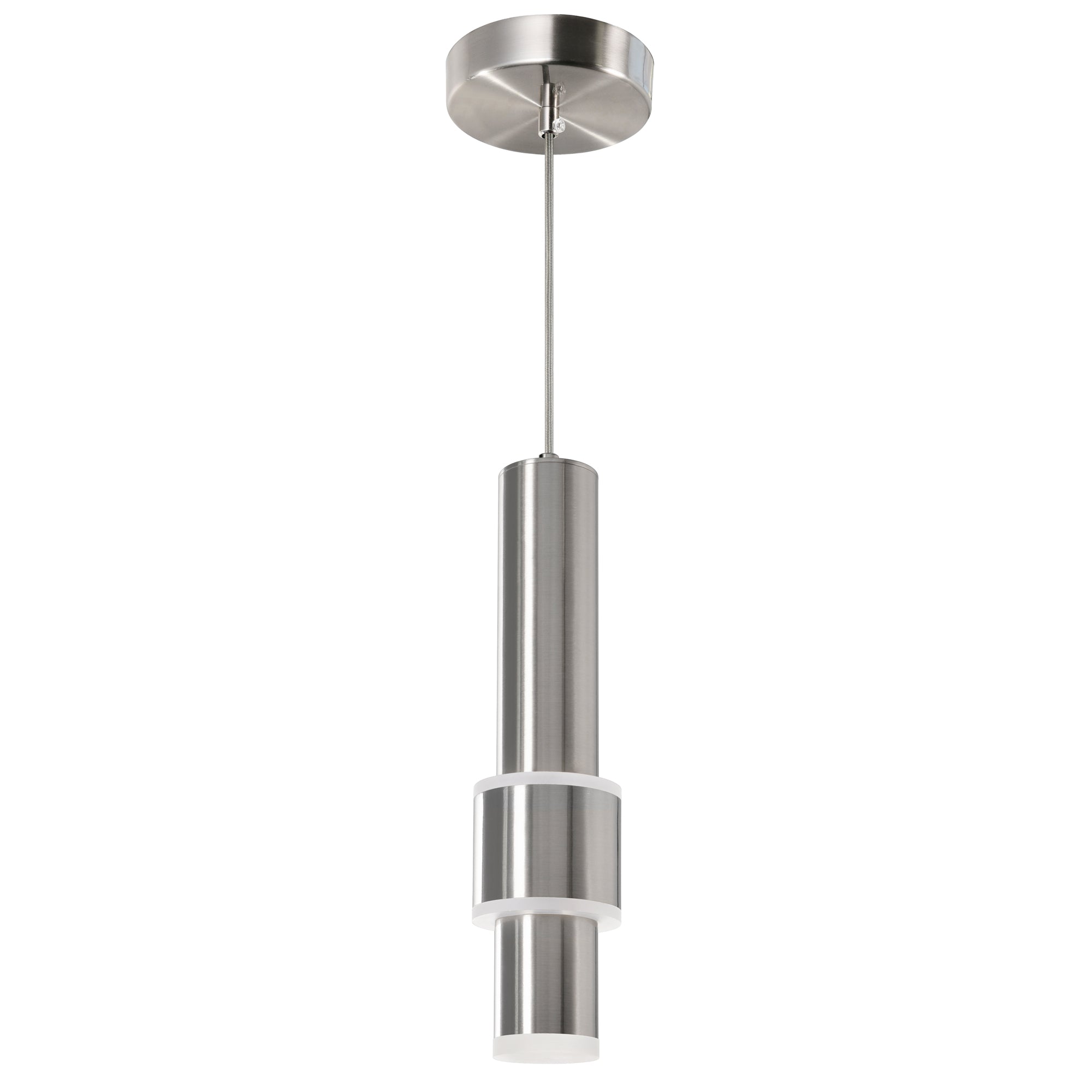 Lena Pendants Satin Nickel 5 Inch LED