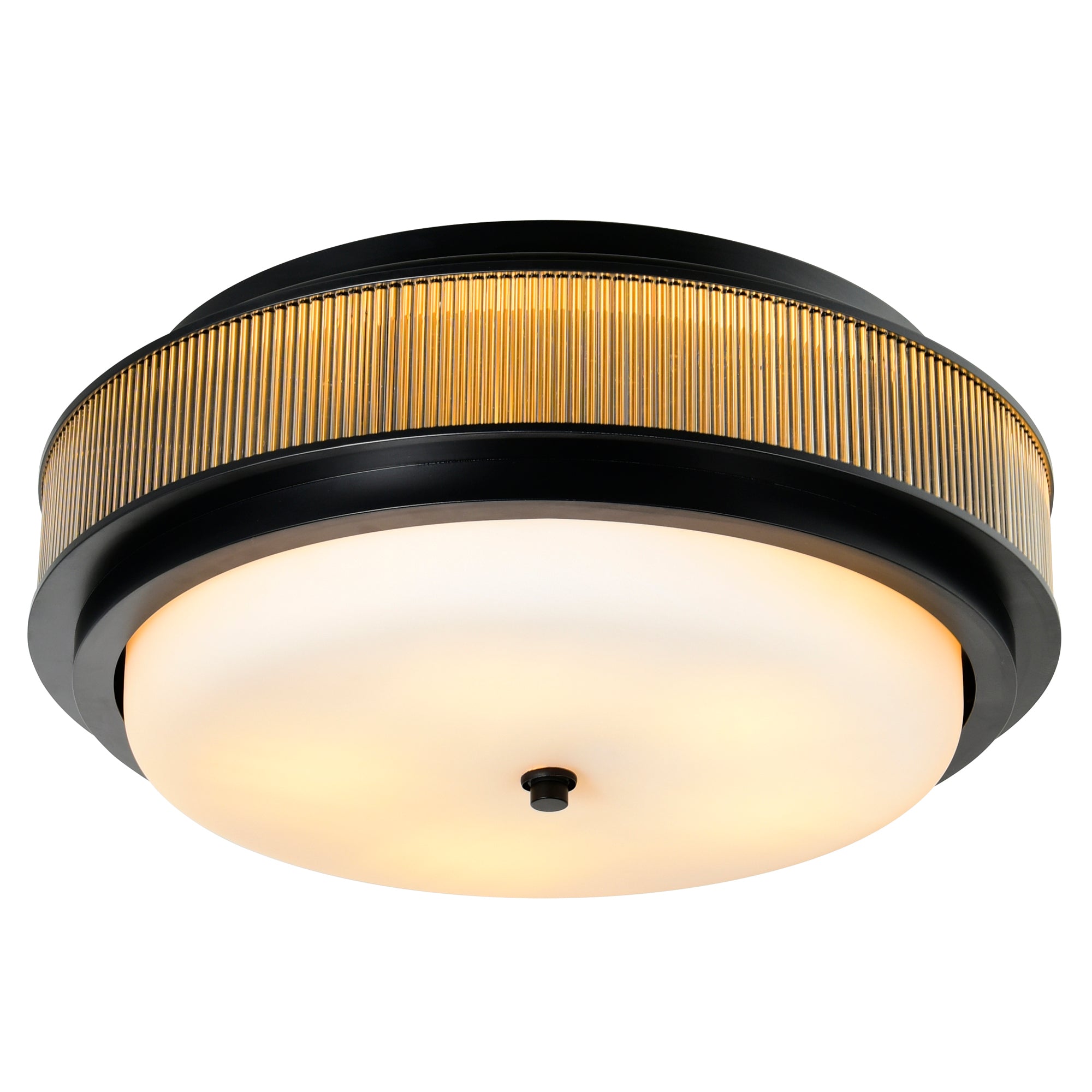 Valdivia Flush Mounts 4 Lights Black Finish