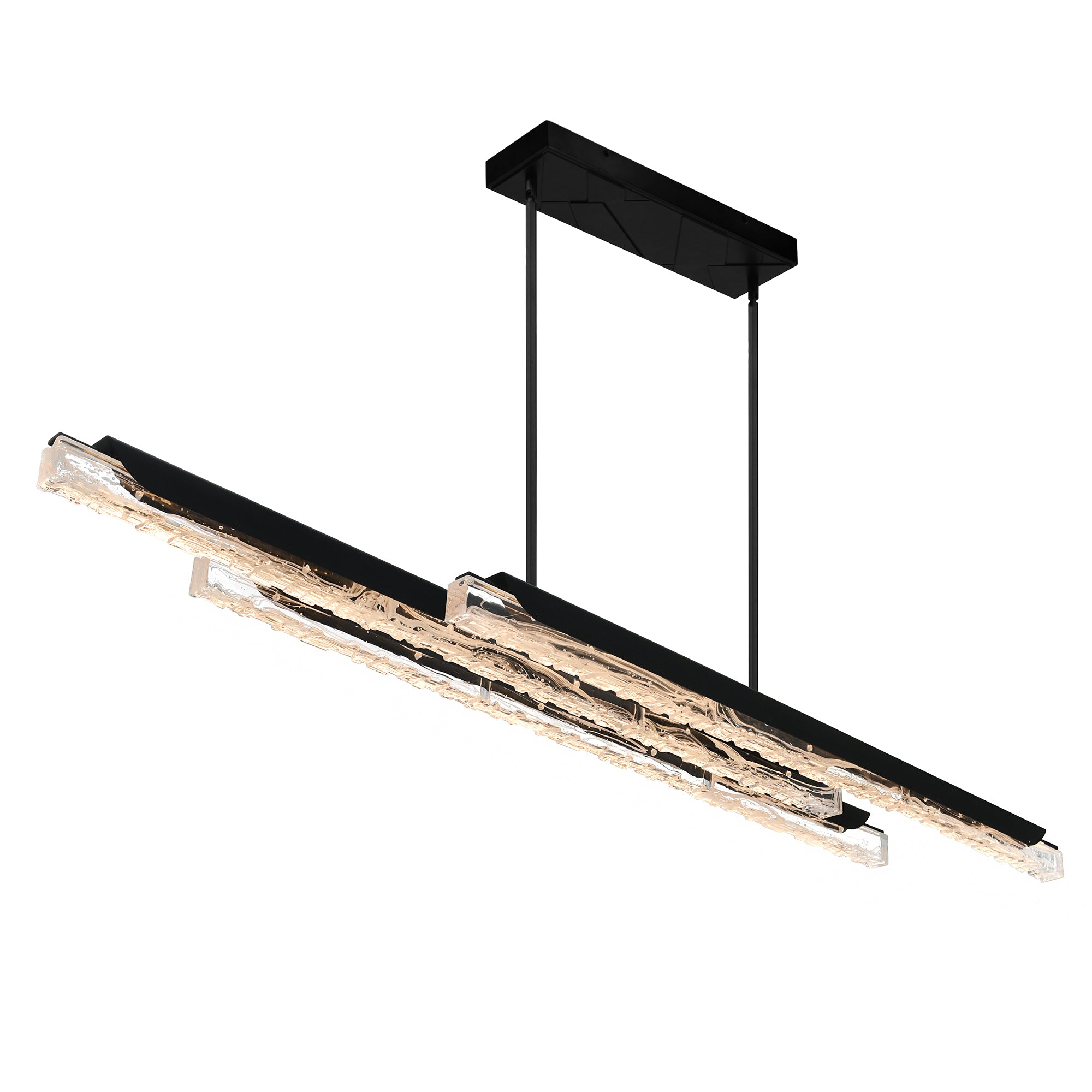Valira Chandeliers Integrated LED Black Finish