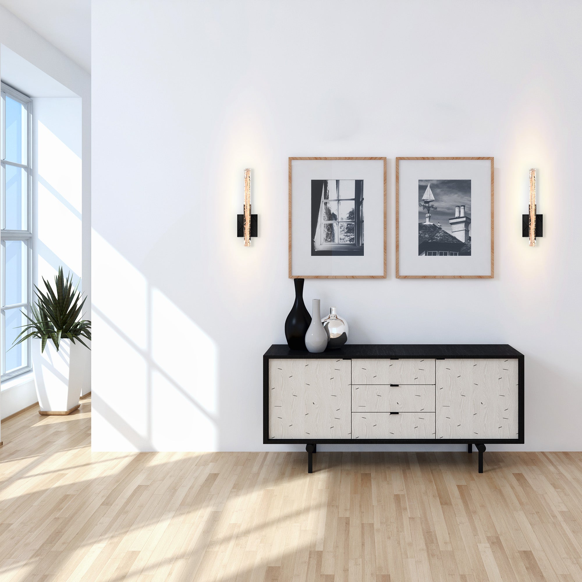 Valira Wall Lights Integrated LED Black