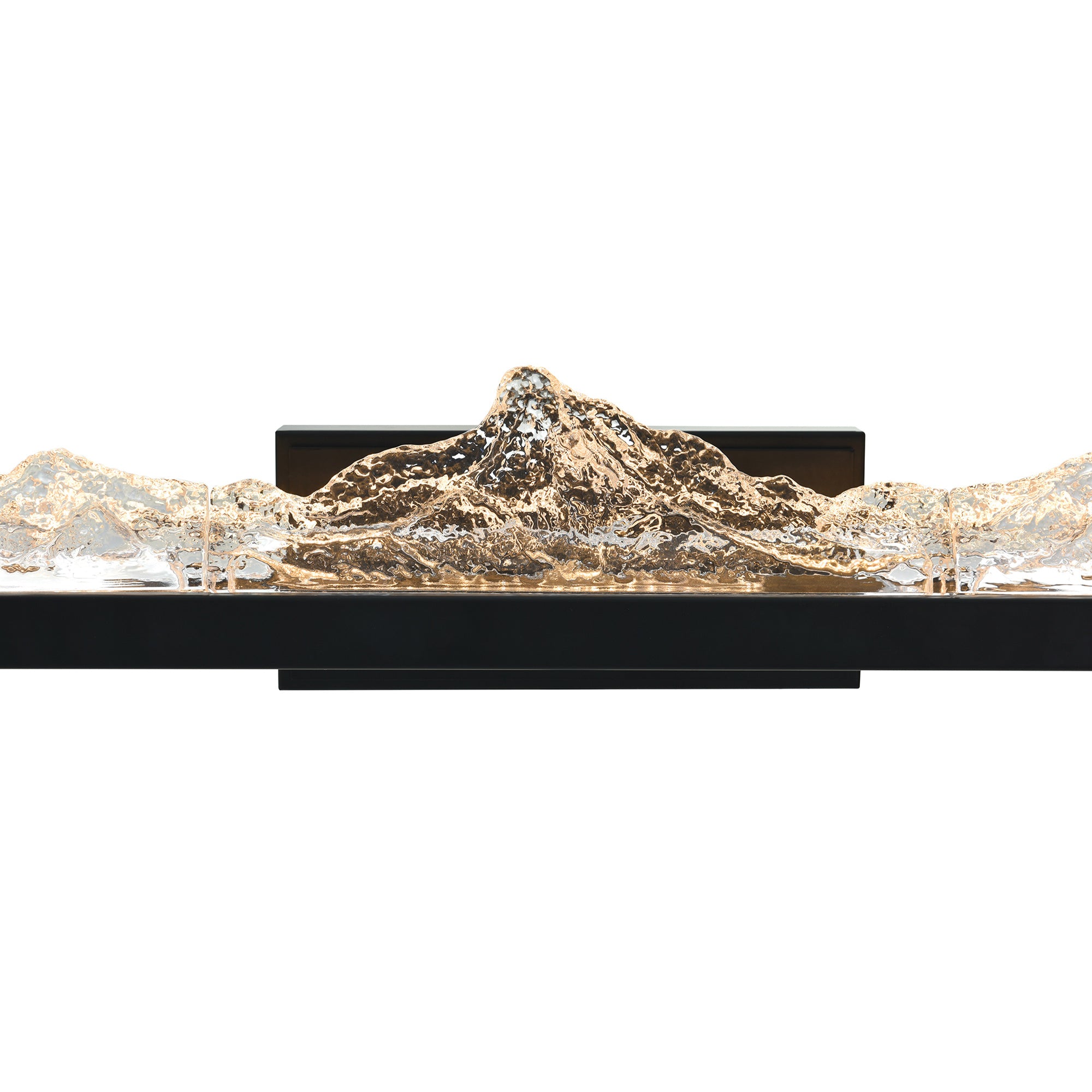 Himalayas Vanity Lights Black Finish LED