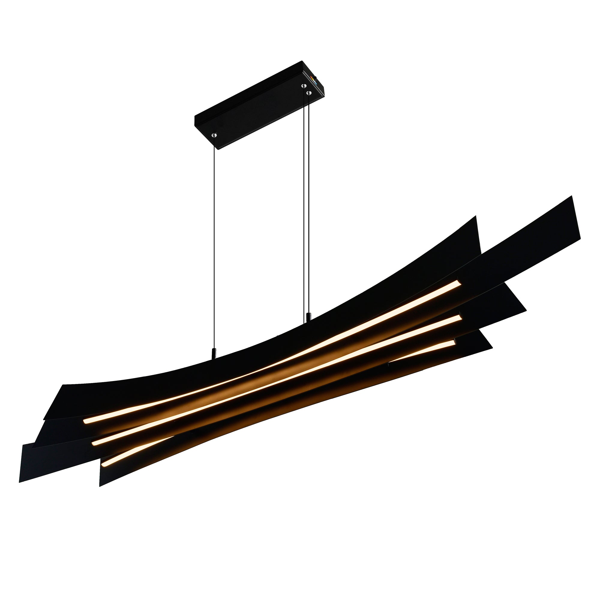 Candora Chandeliers 72in Black 36 Watts