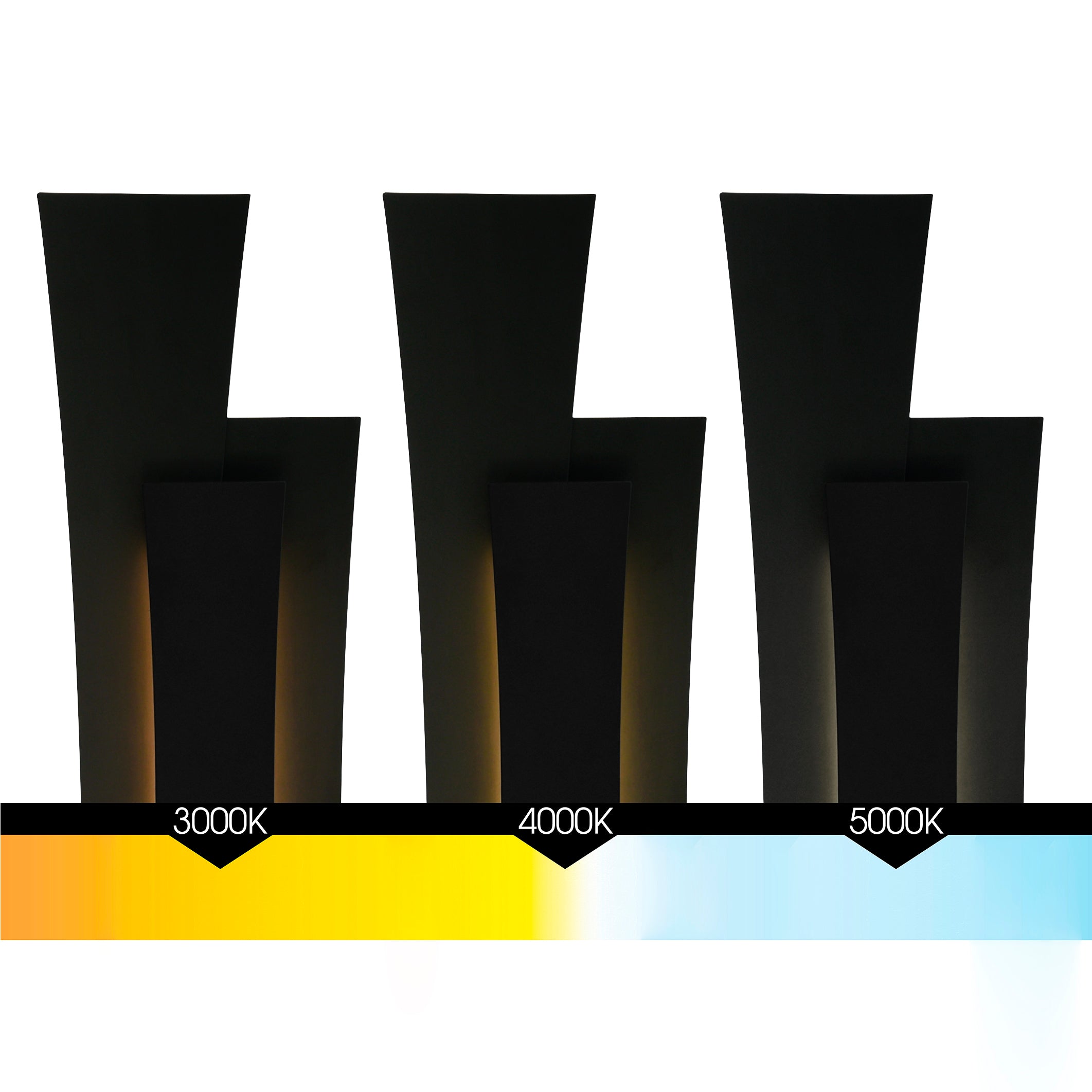 Candora Vanity Lights LED 24in Black Finish