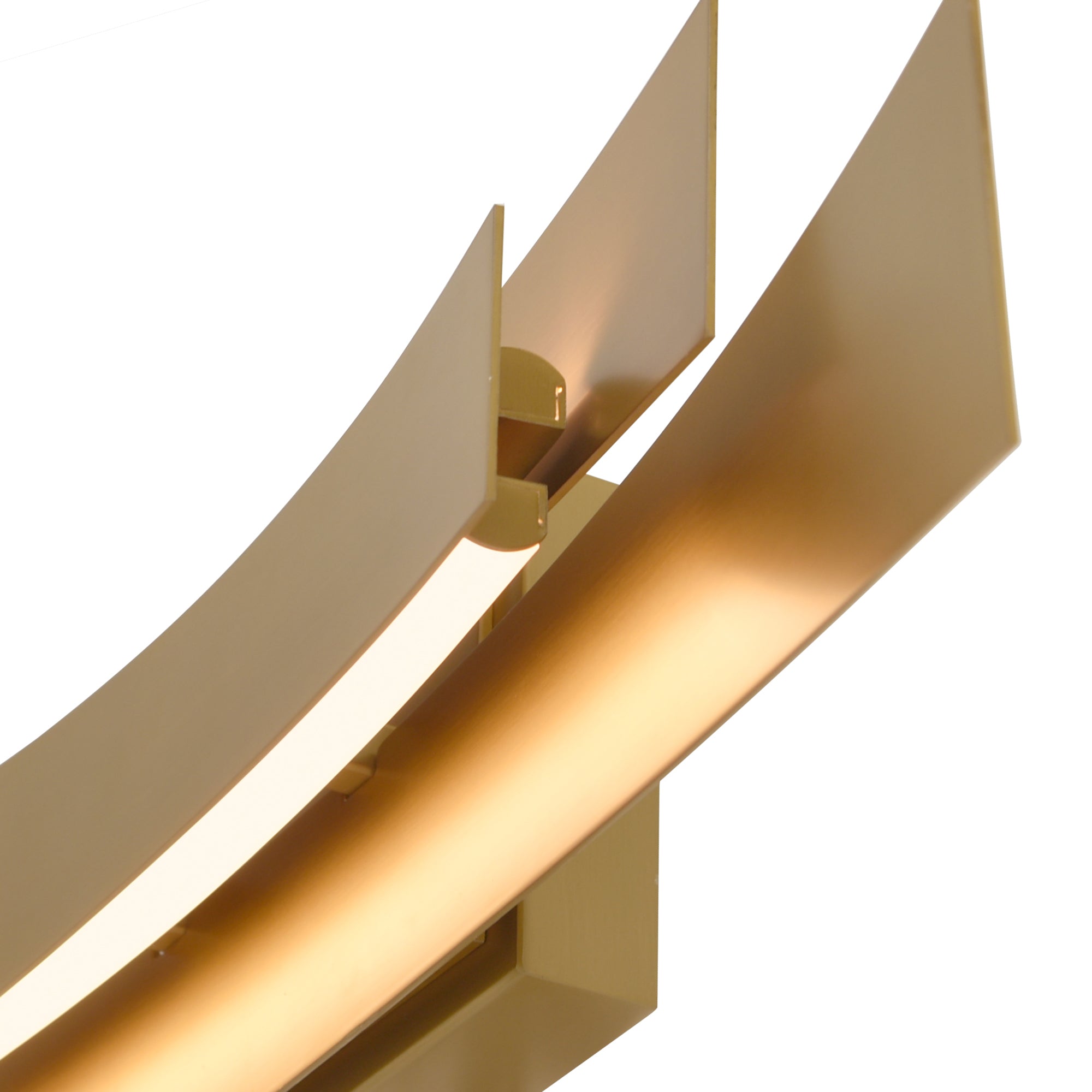 Candora Vanity Lights 24 Inch Brass Integrated