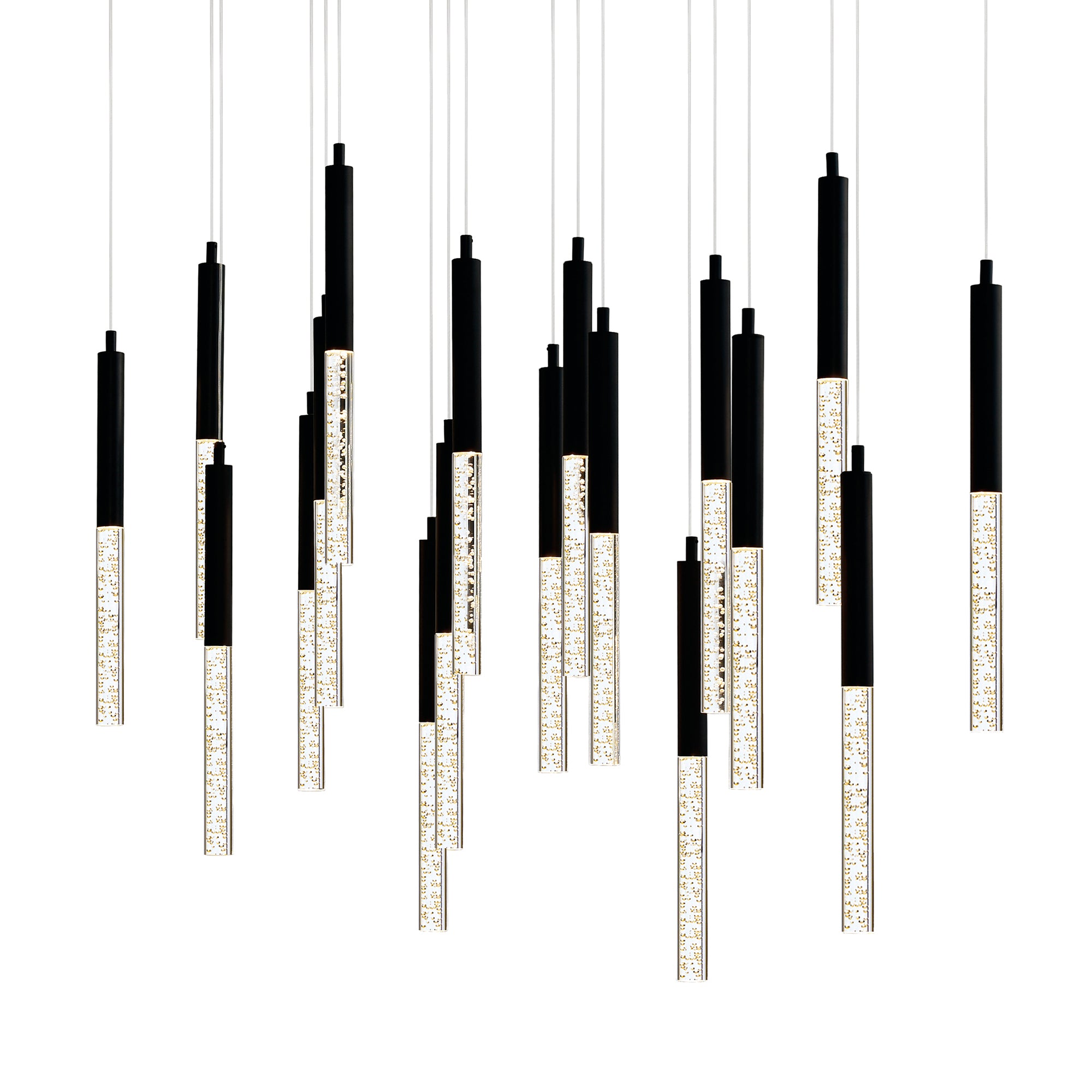 Dragonswatch Chandeliers 48 Black Integrated LED