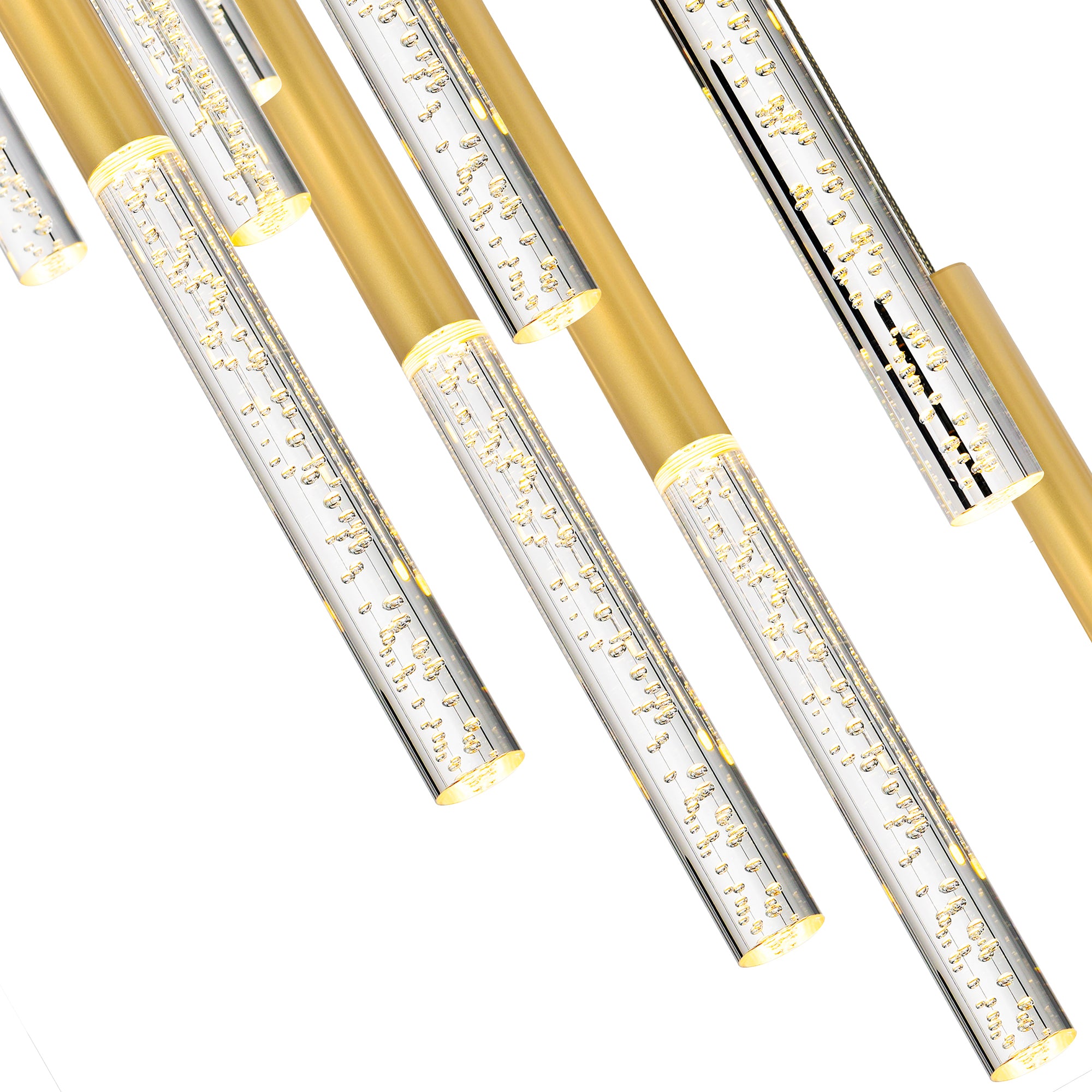 Dragonswatch Chandeliers Satin Gold LED