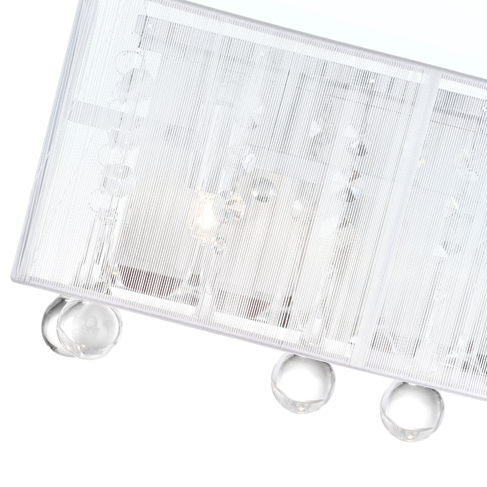 Water Drop 3 Light Chrome Vanity Light