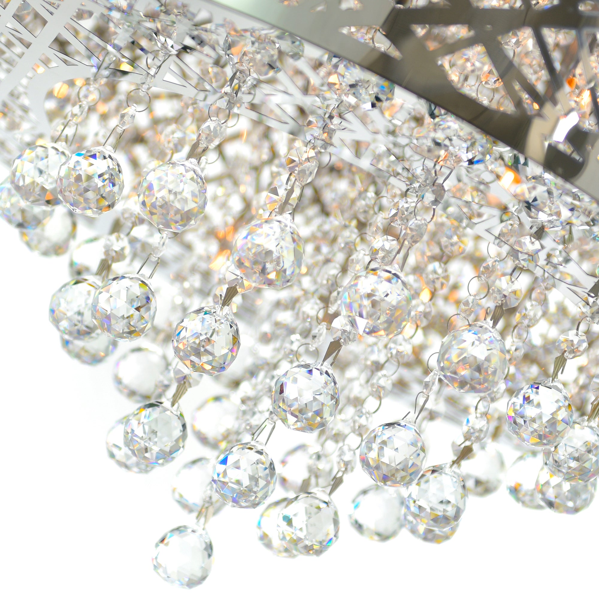 Eternity 9 Light 22in Chrome Chandelier