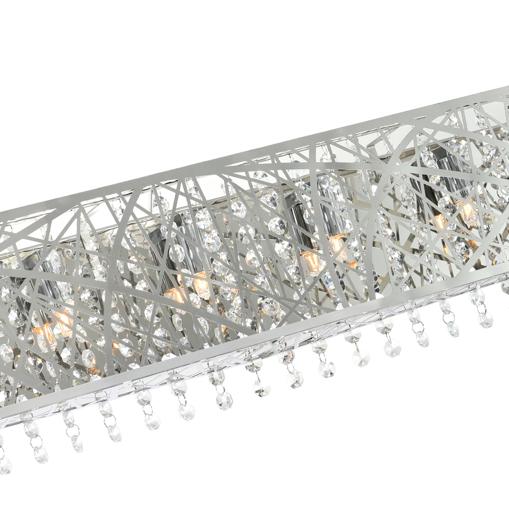 Eternity 6 Light 32 Inch Chrome Vanity Light