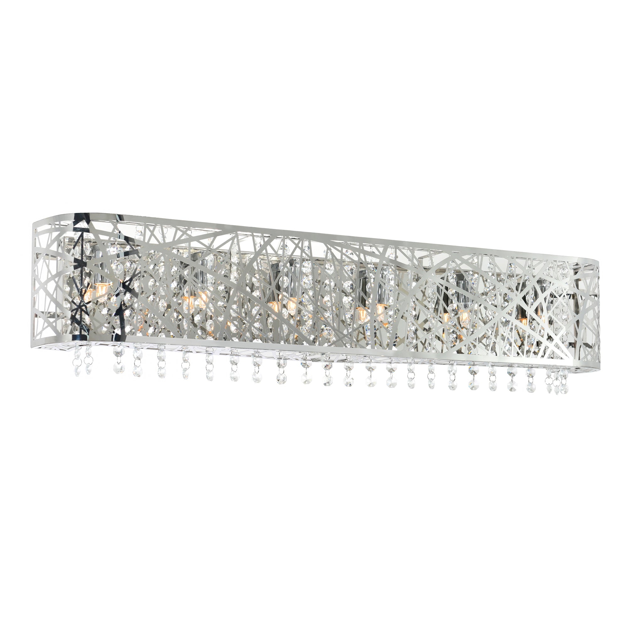 Eternity 6 Light 32 Inch Chrome Vanity Light