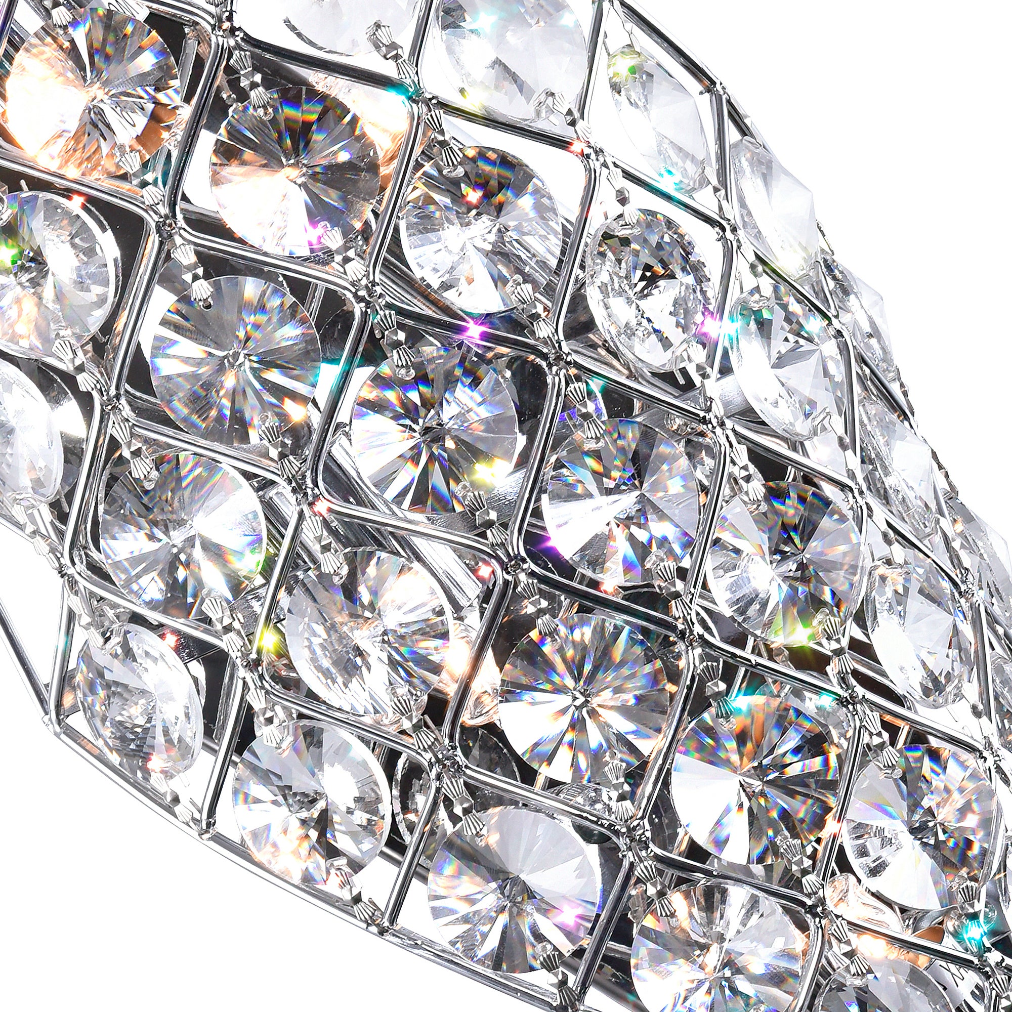 Chique 4 Light Chrome Wall Light