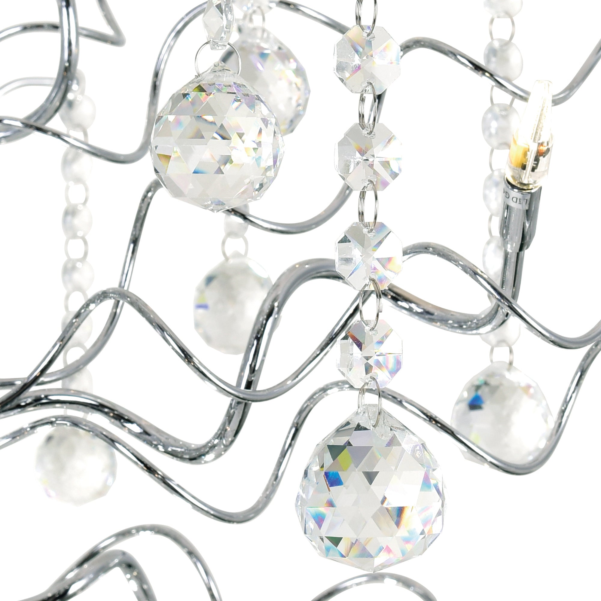 Cherry Blossom 48 Light Chrome Chandelier