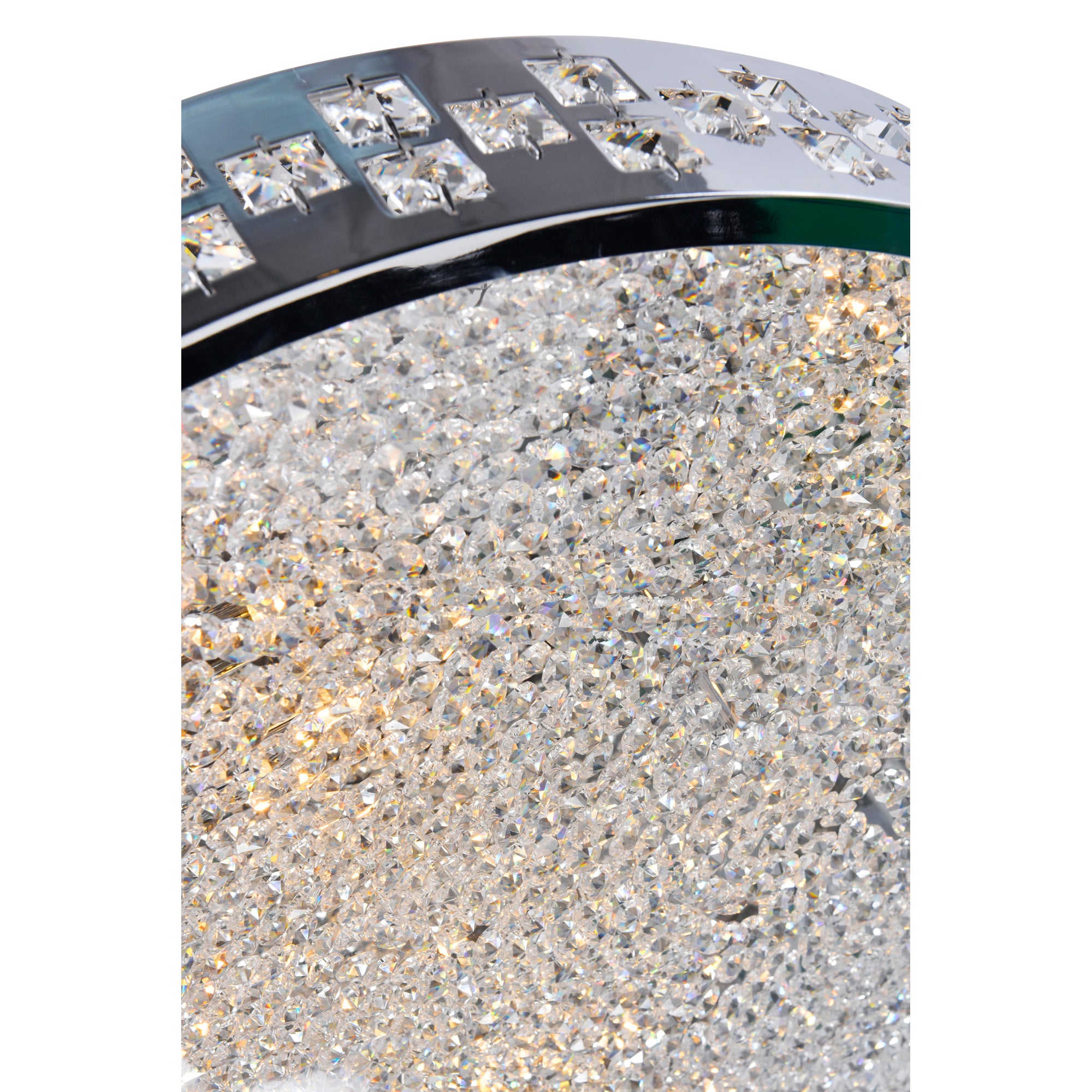 Cinderella 10 Light Down Chandelier With Chrome Finish