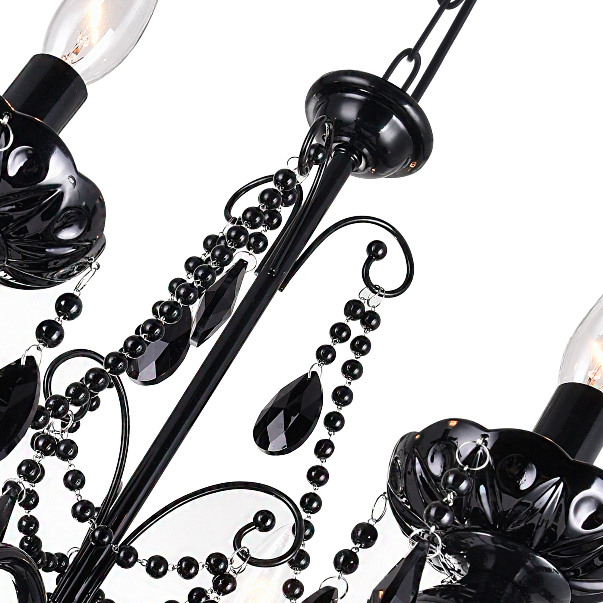 Keen Chandeliers 9 Light Black Finish