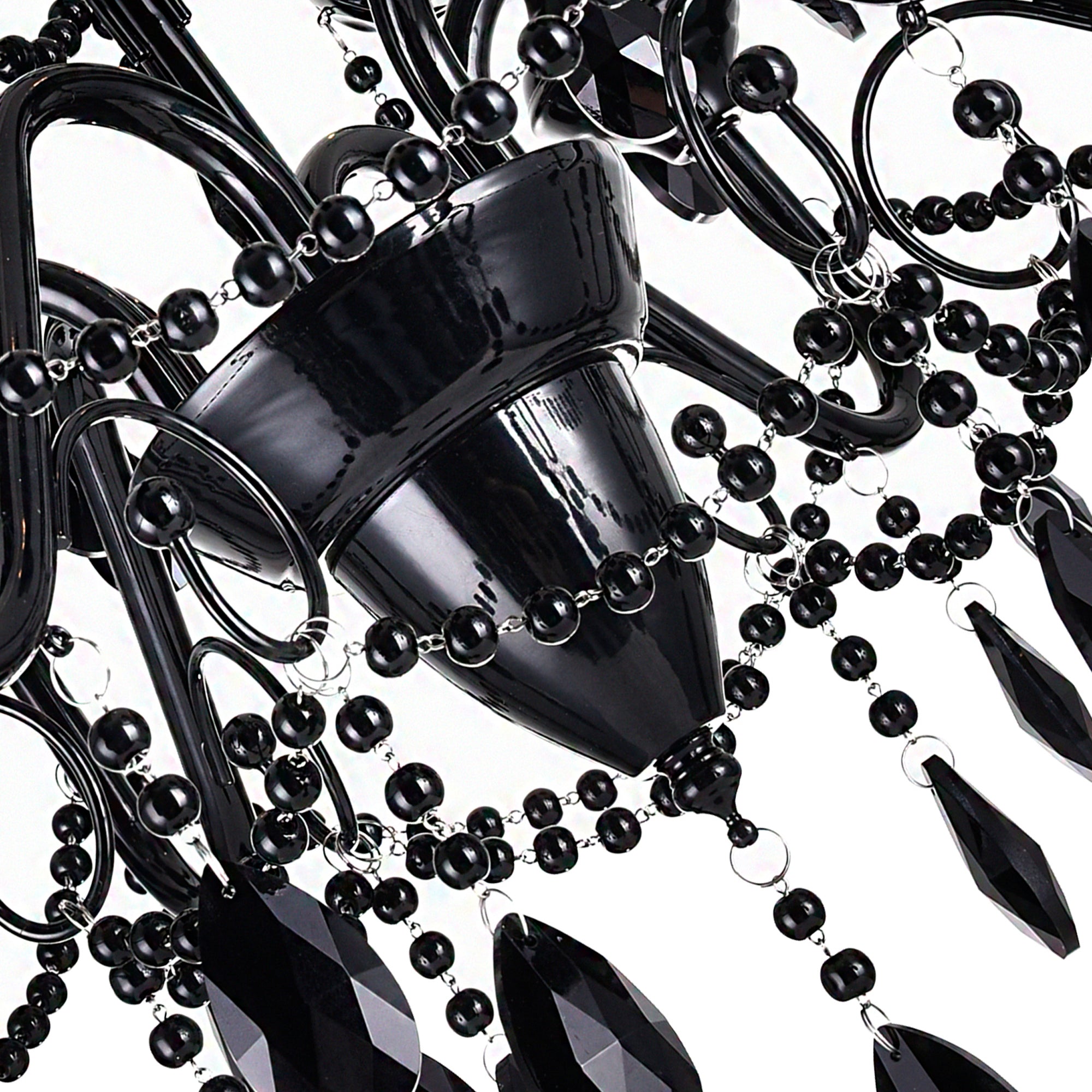 Keen Chandeliers 9 Light Black Finish