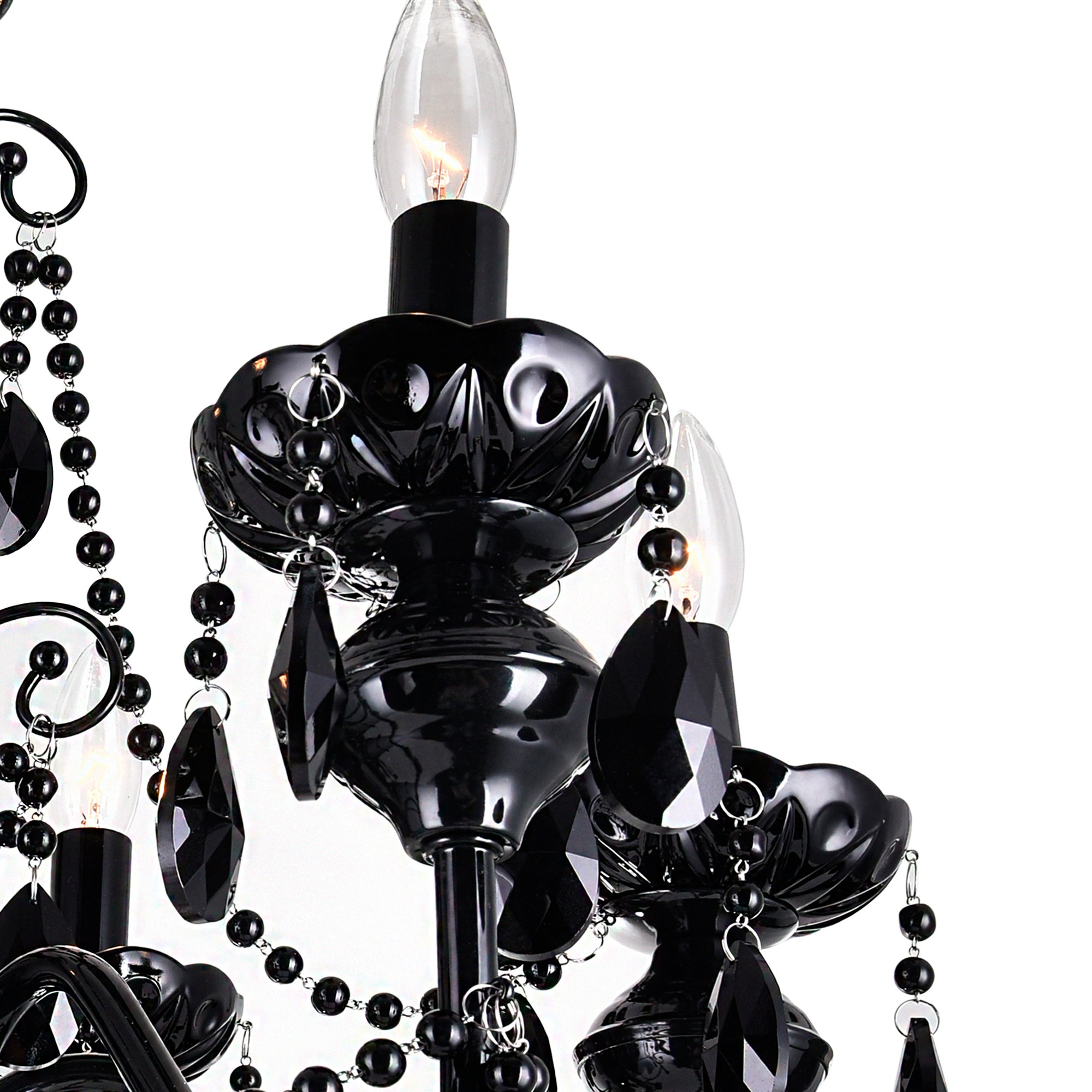 Keen Chandeliers 9 Light Black Finish