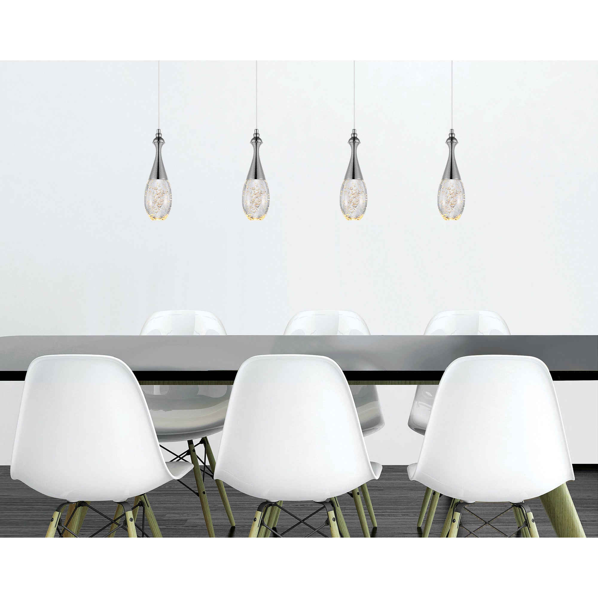 Dior LED Down Mini Chrome Pendant Light