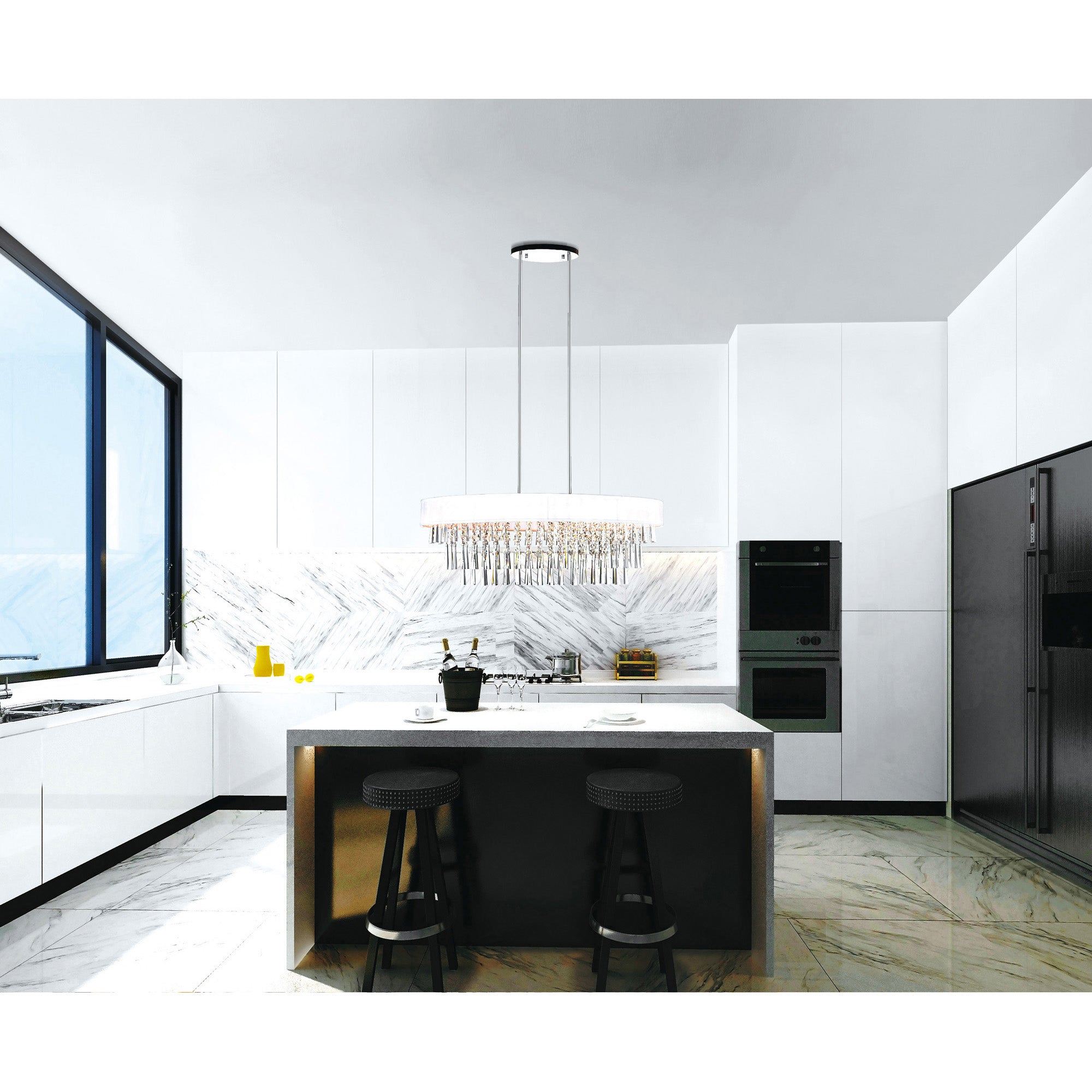 Franca 8 Light Chrome Chandelier