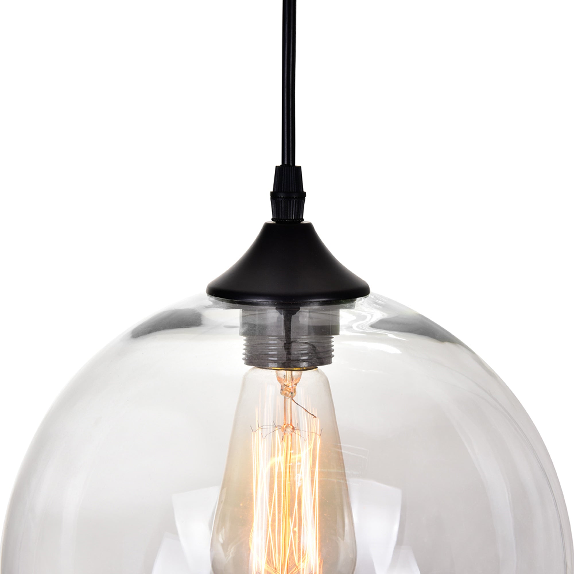 Clear Glass 1 Light 10 Inch Mini Pendant