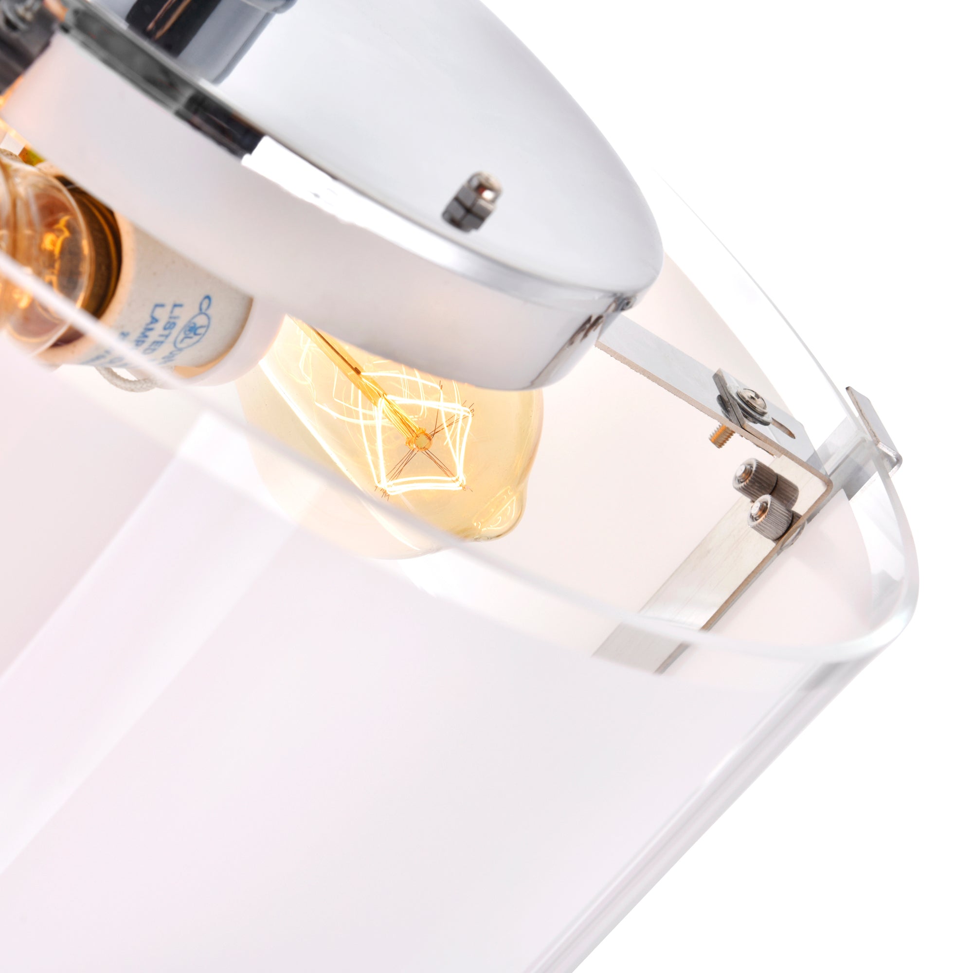 Lucie 5 Light 21in Chrome Flush Mount Round Drum Shade