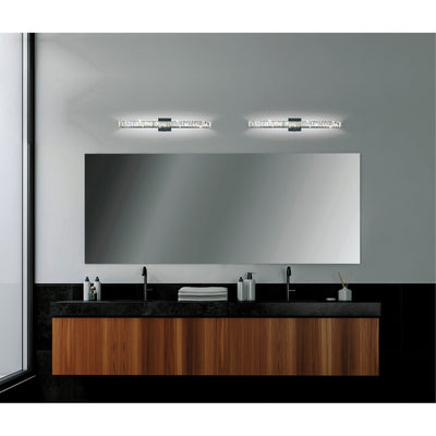 Milan Vanity Lights Integrated LED Chrome