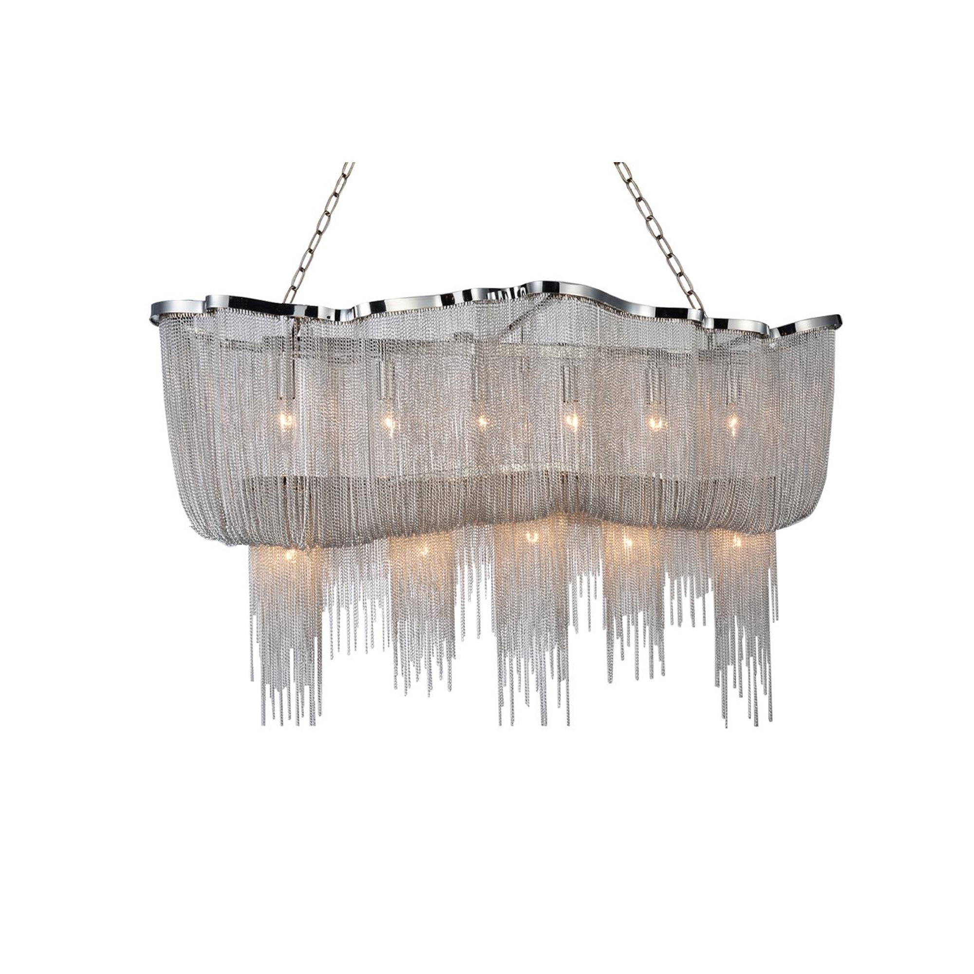 Secca 13 Light Chrome Chandelier