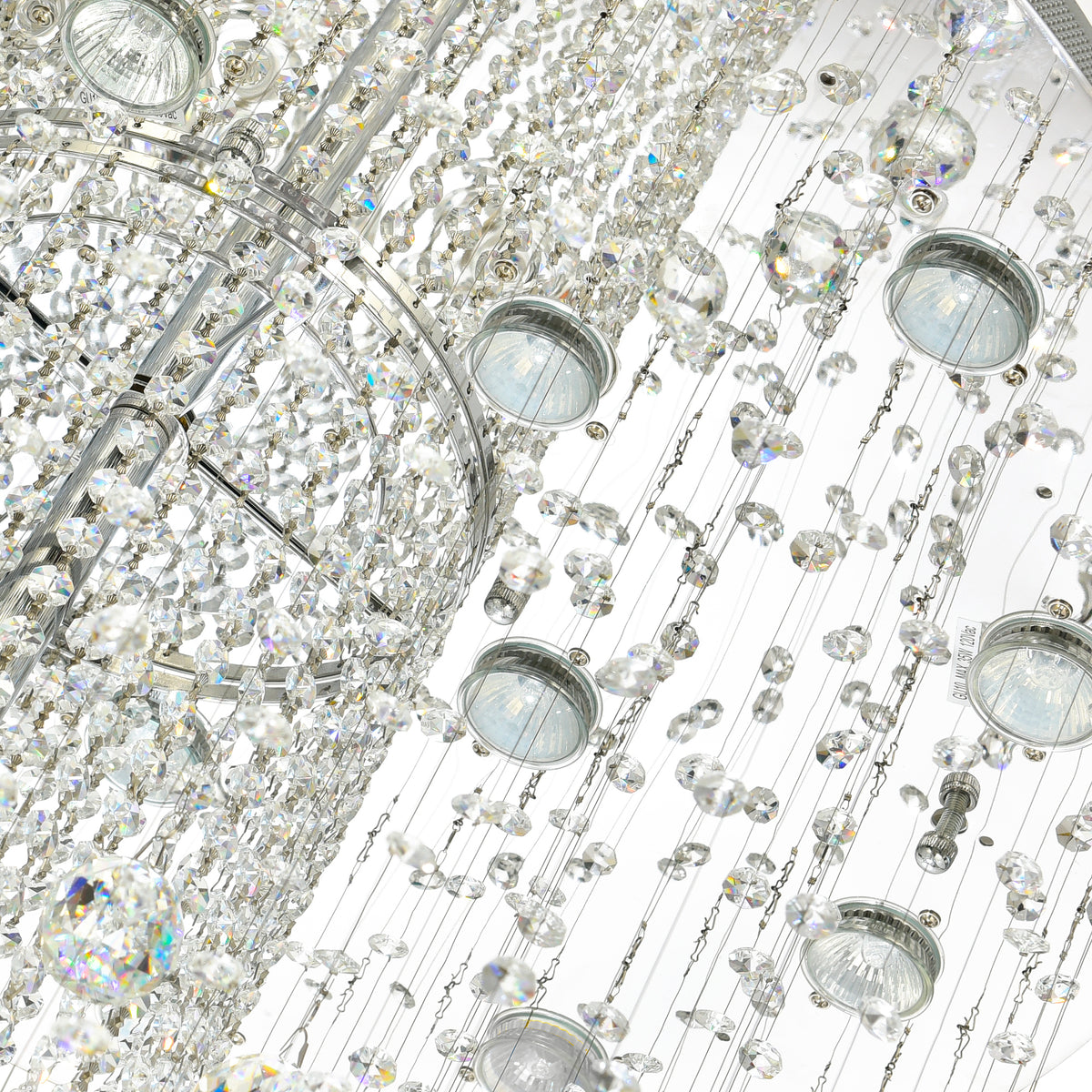 Hallway 32 Light Chrome Chandelier