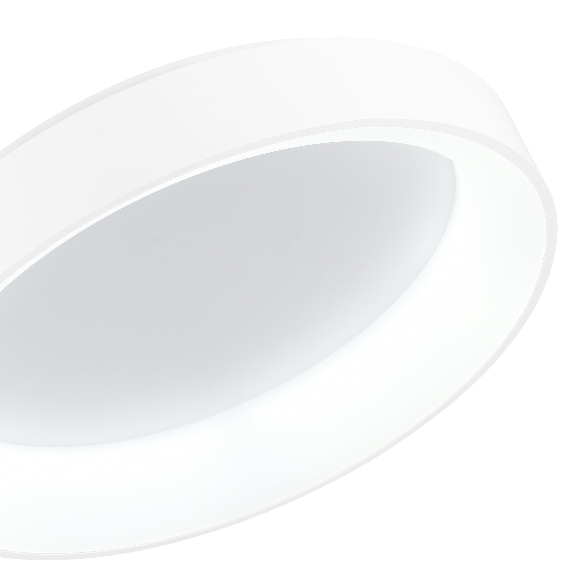 Arenal 1 Light 24 Inch Integrated LED White Flush Mount