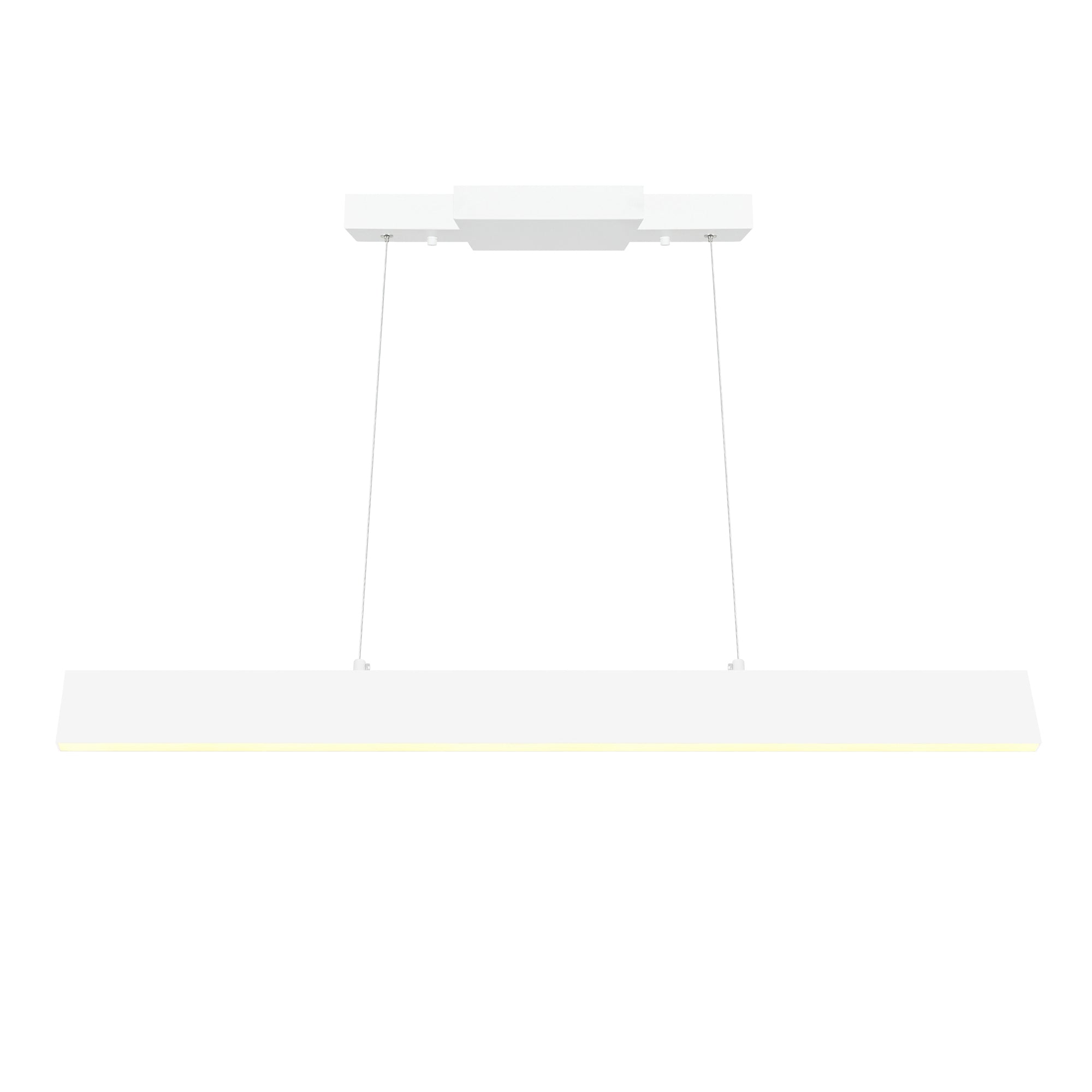 Krista 36in White Chandelier Integrated LED Fixture