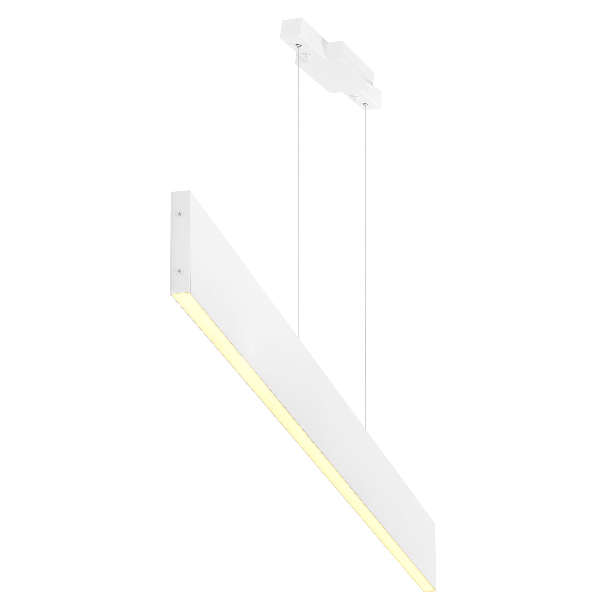 Krista 36in White Chandelier Integrated LED Fixture
