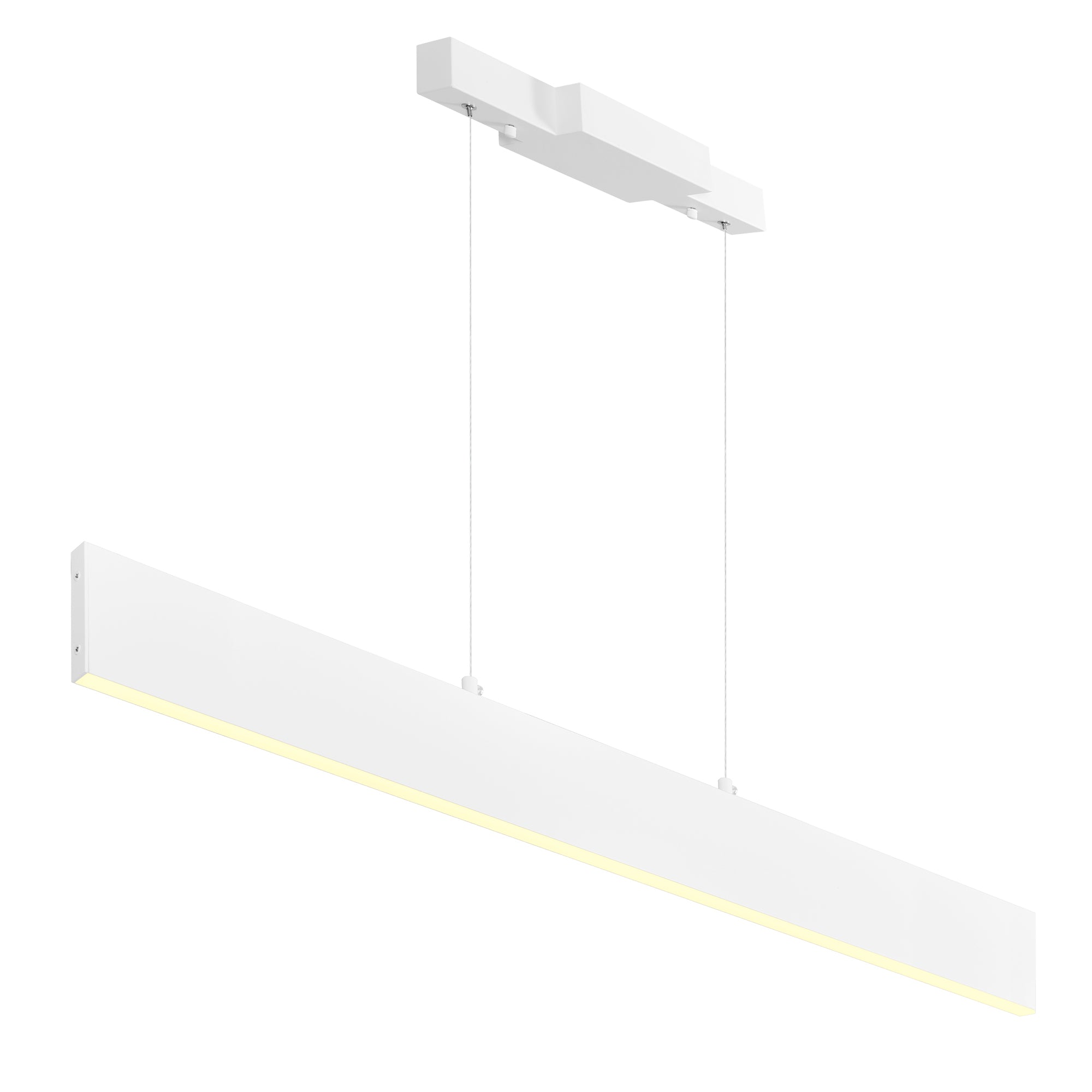 Krista 36in White Chandelier Integrated LED Fixture