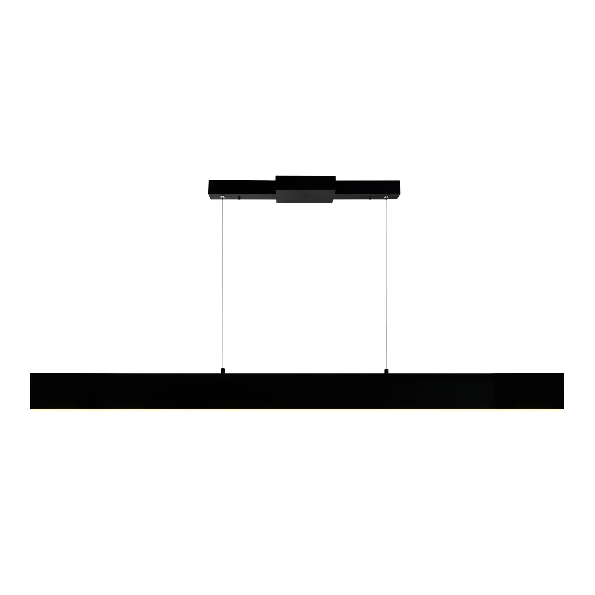 Krista 47in Black Chandelier Integrated LED Fixture