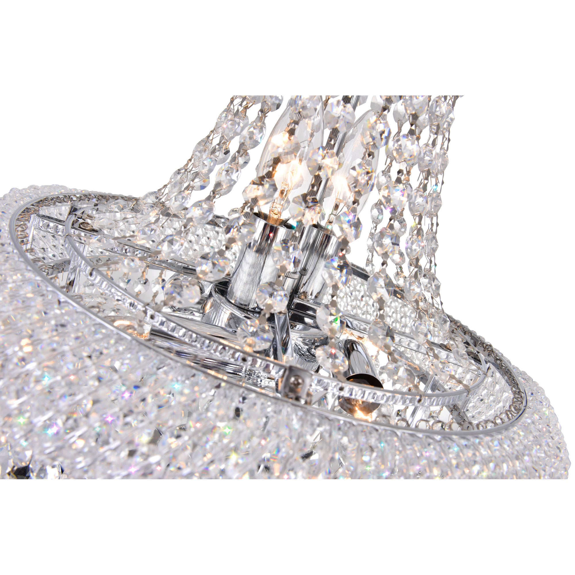Empire Chandeliers 6 Light Chrome Finish