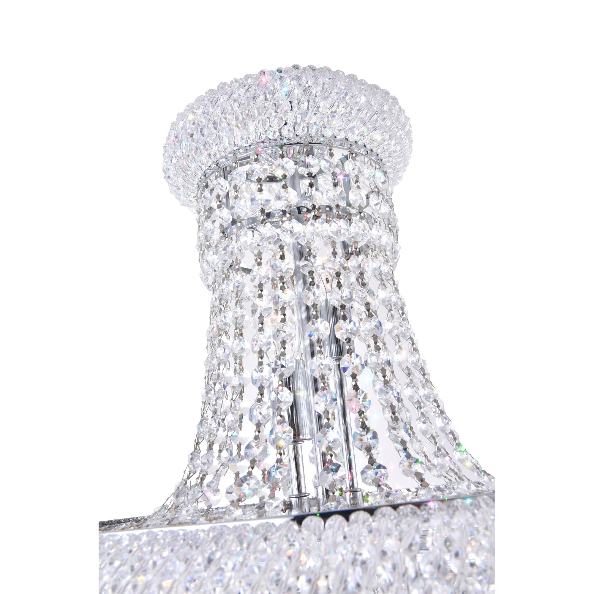 Empire Chandeliers 8 Light Chrome Crystal