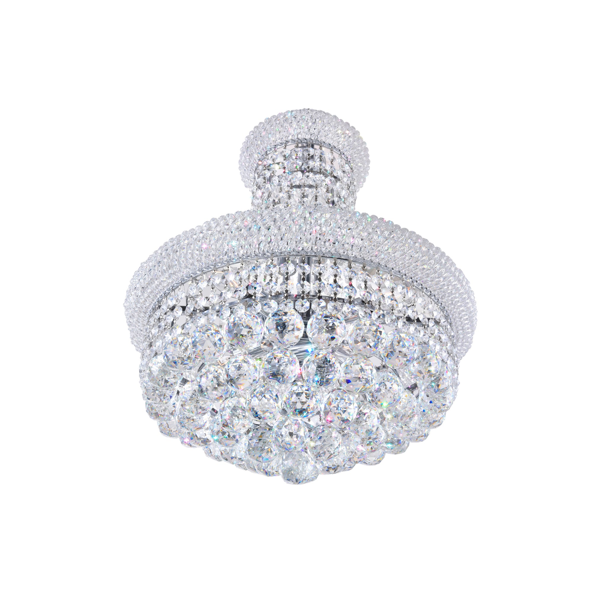 Empire Chandeliers 8 Light Chrome Crystal
