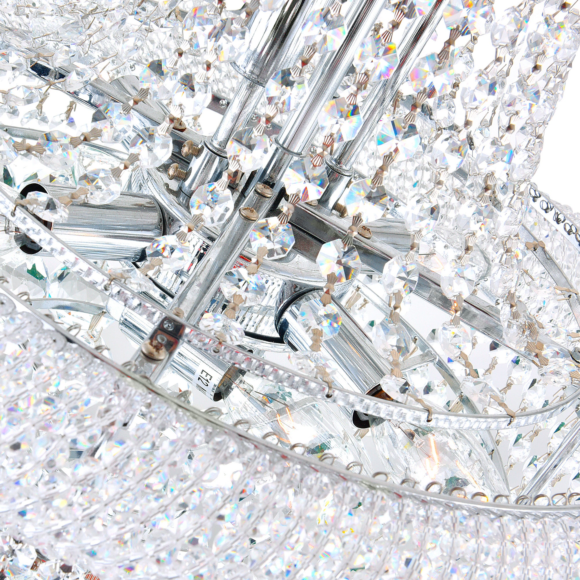 Empire Chandeliers 14 Light Chrome Crystals