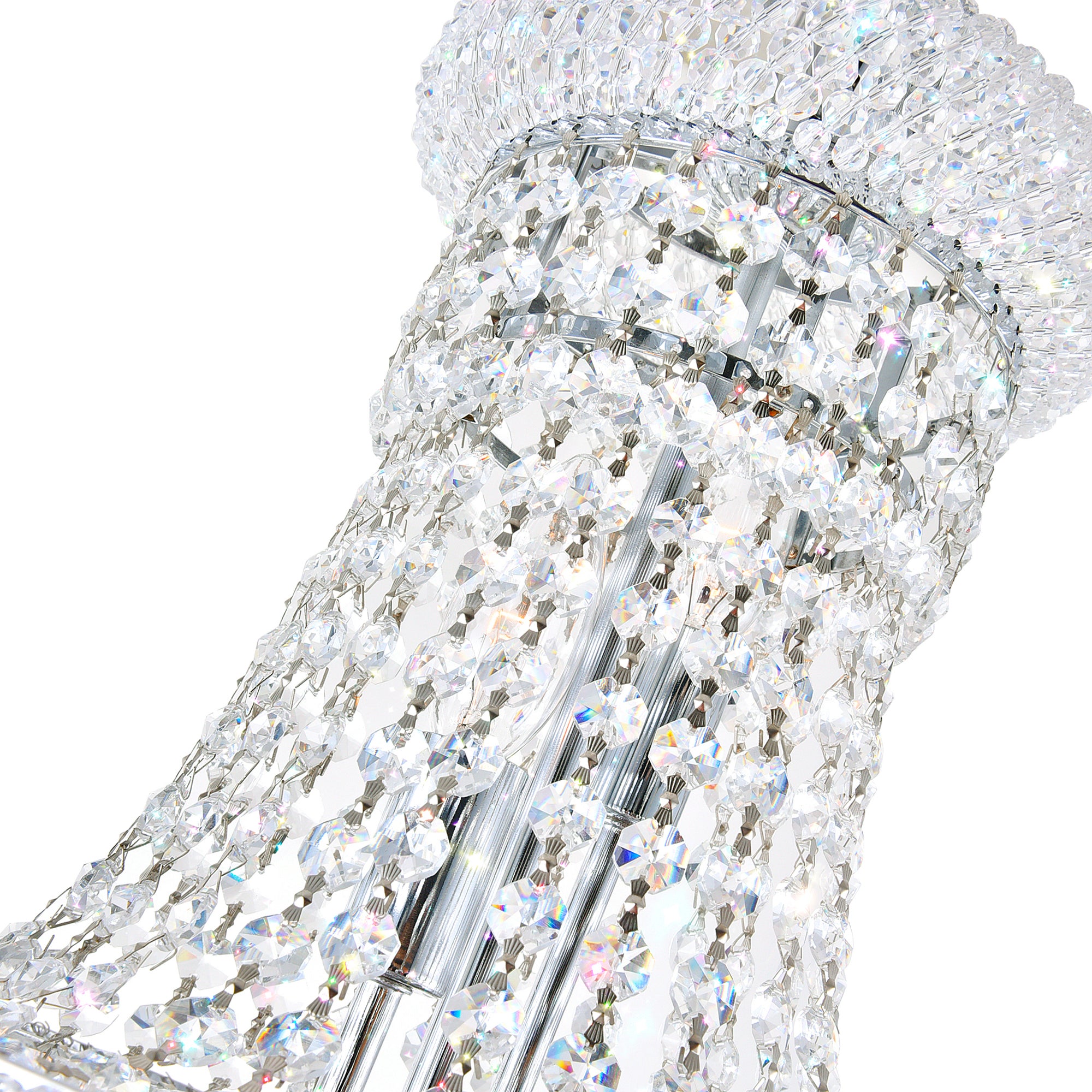 Empire Chandeliers 14 Light Chrome Crystals