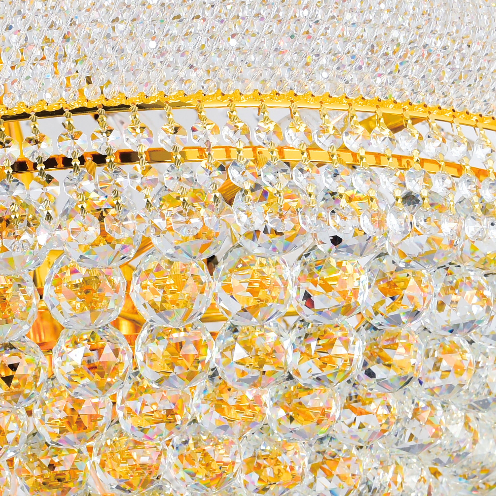 Empire Chandeliers 38 Light Gold Finish