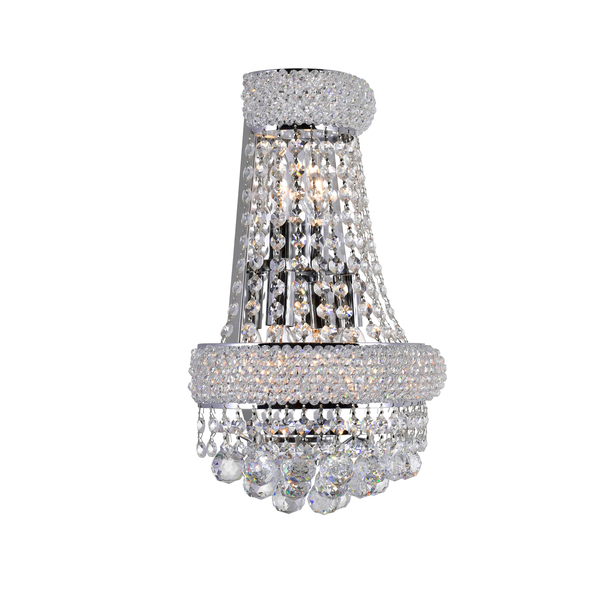 Empire Wall Lights Chrome 3 Light Design