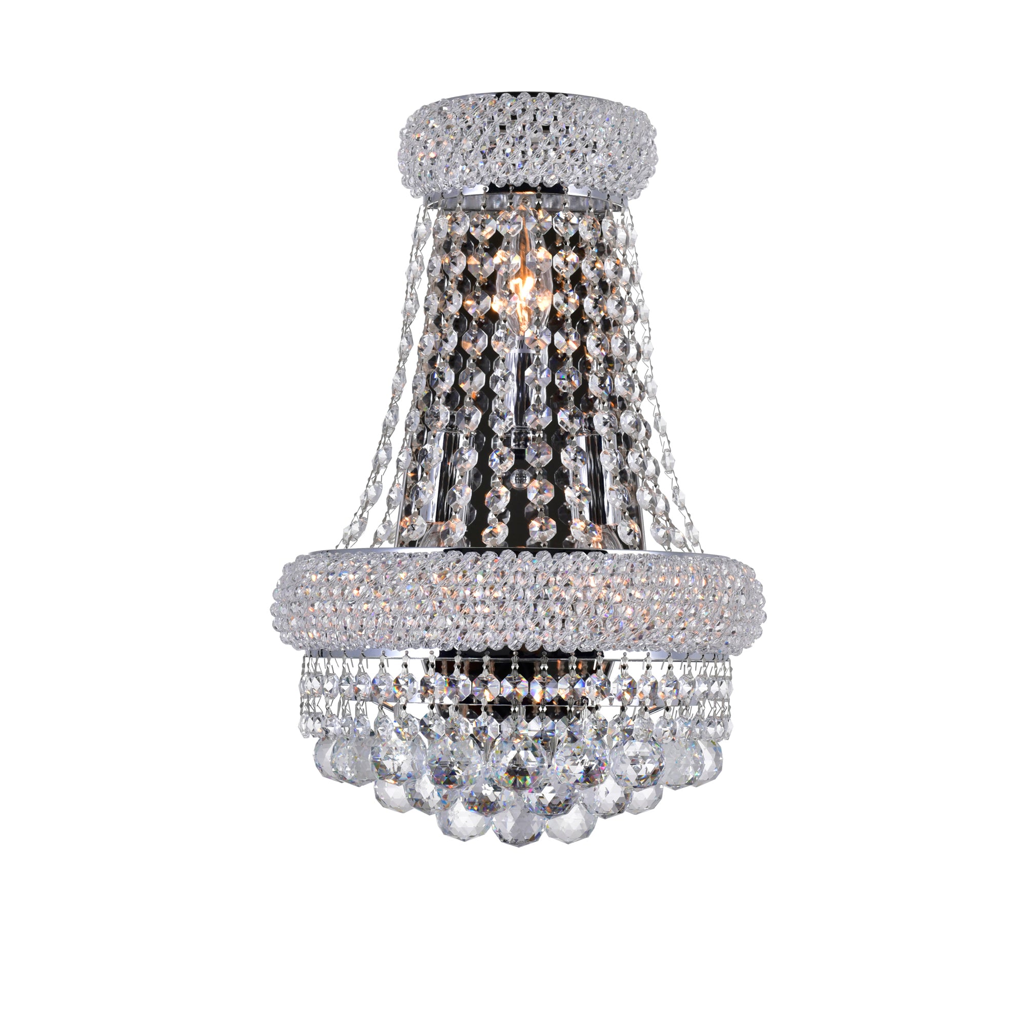 Empire Wall Lights Chrome 3 Light Design