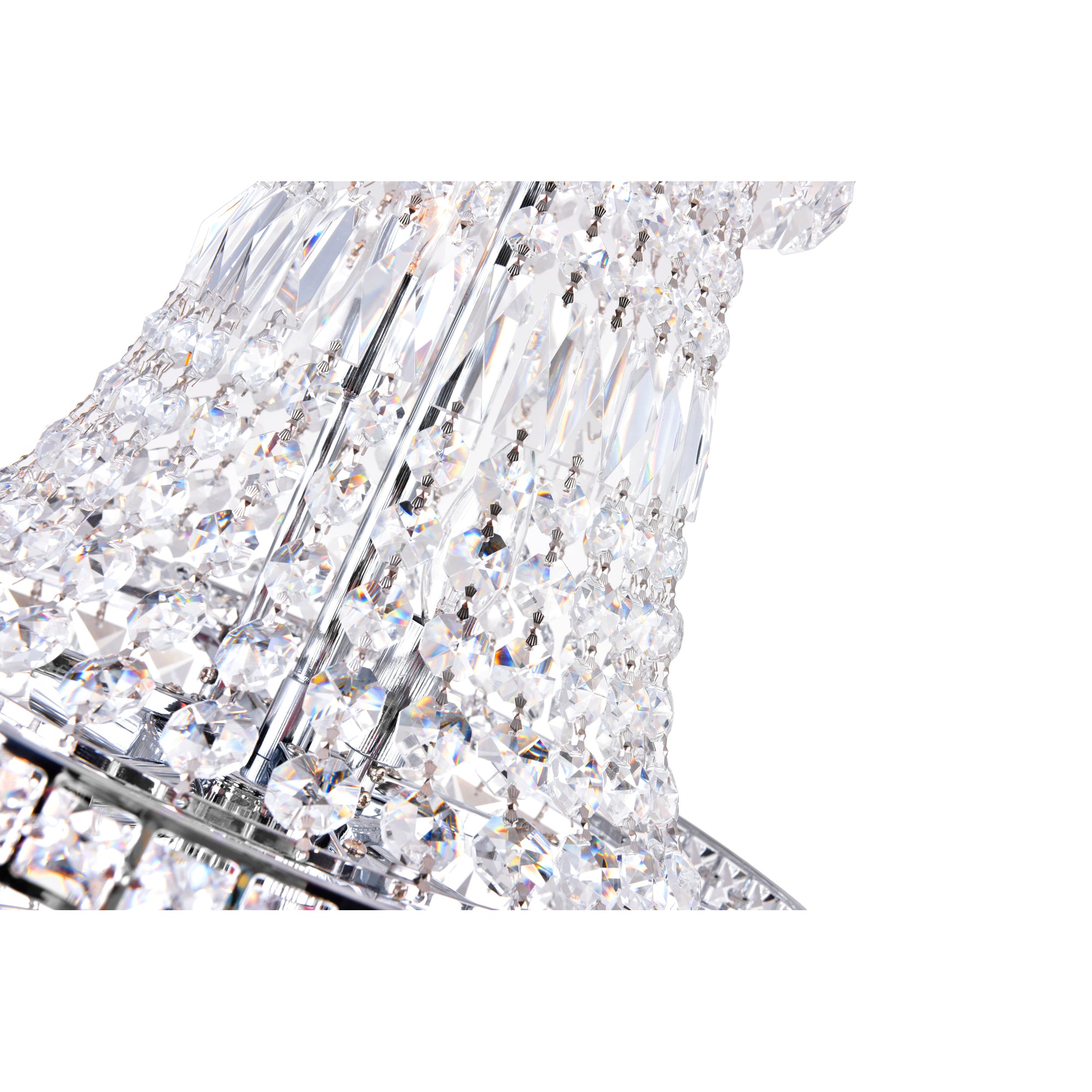 Stefania Chandeliers 8 Light Chrome