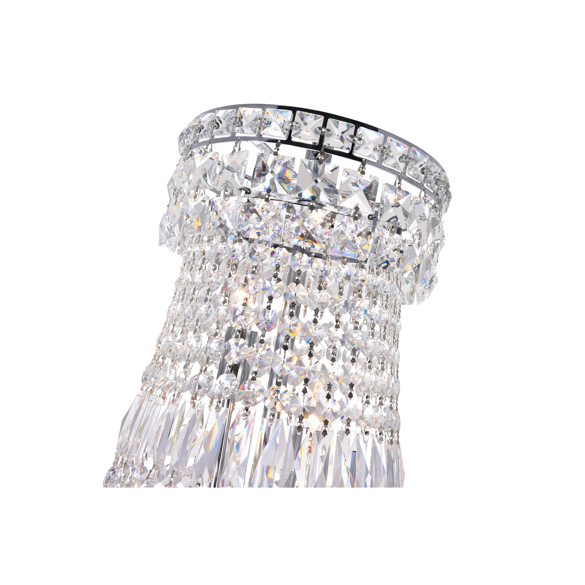Stefania Chandeliers 13 Light Chrome Crystal