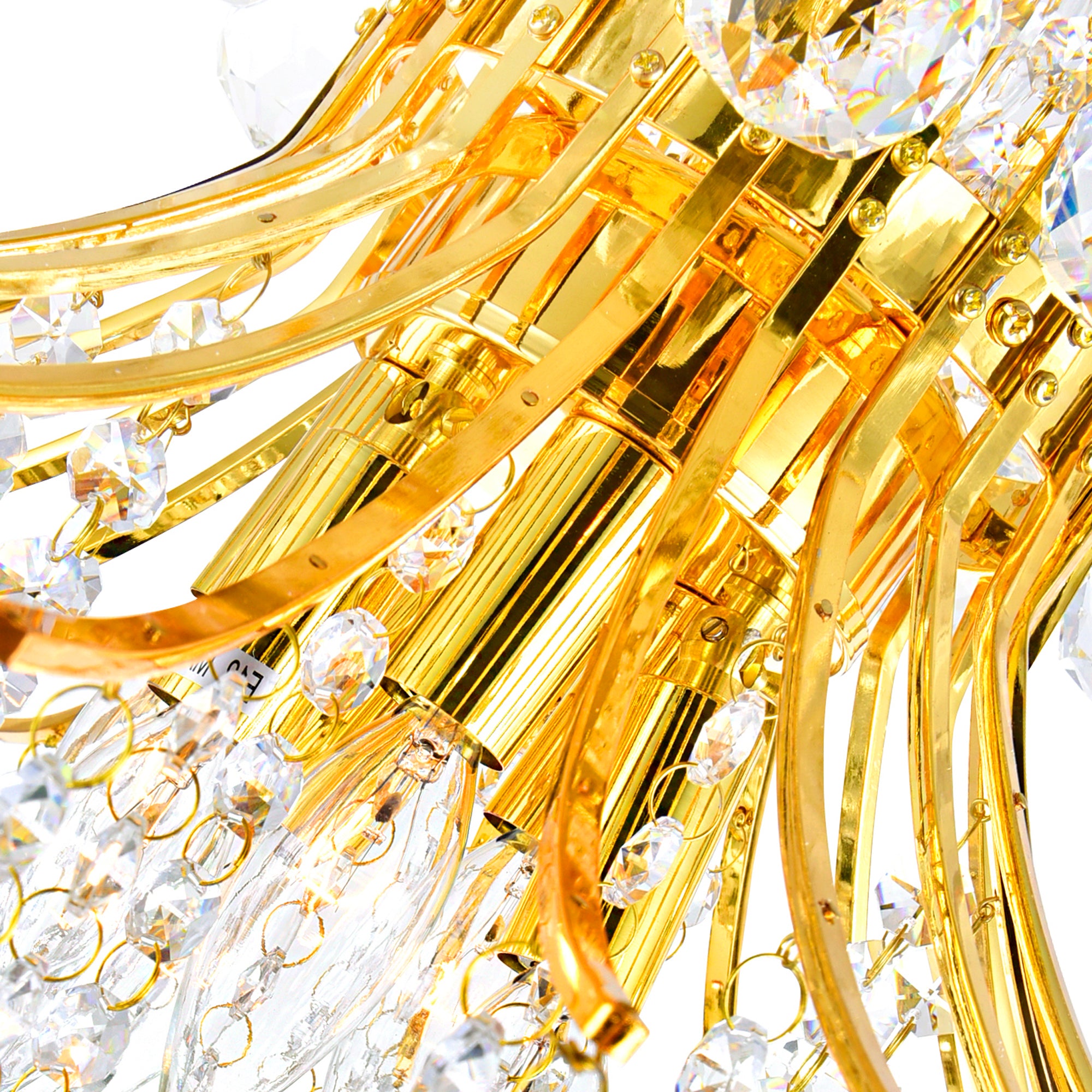 Princess Chandeliers 10 Light Gold Finish