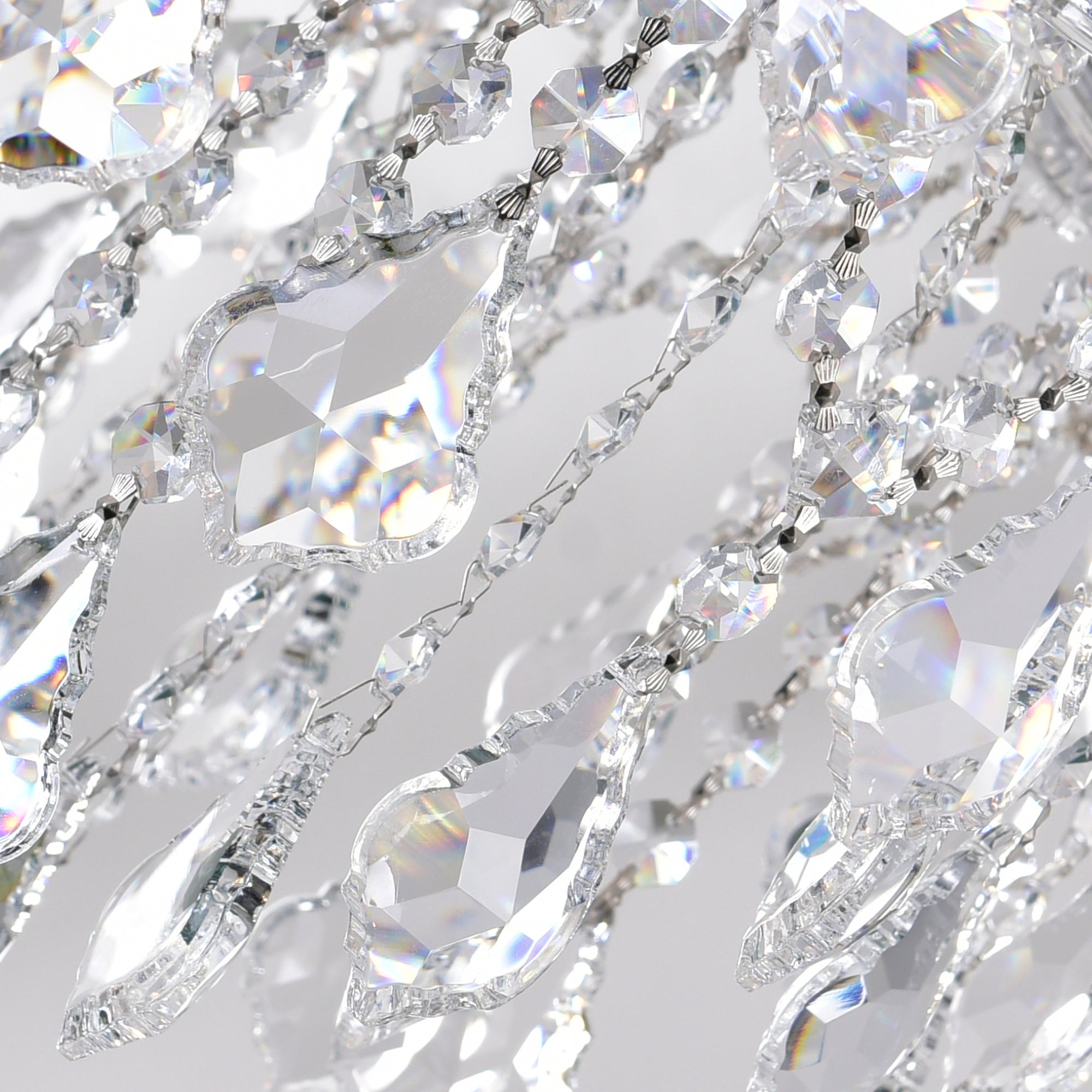 Maria Chandeliers 25 Lights Chrome Finish